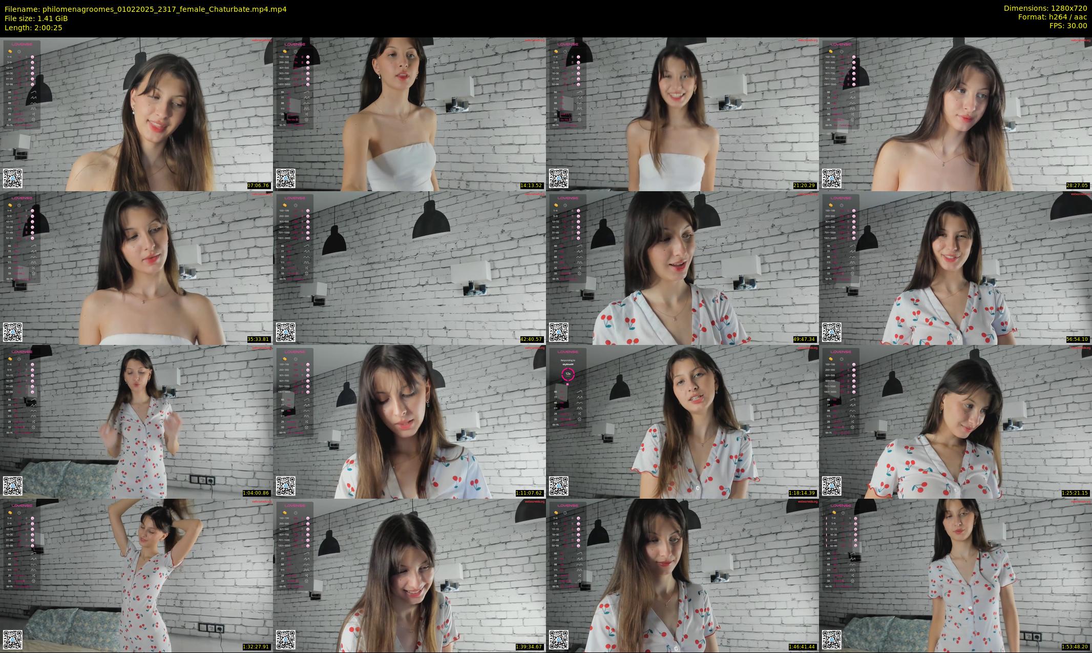 philomenagroomes — 121 minute Chaturbate female cam show recording, 720p, Feb 1, 2025