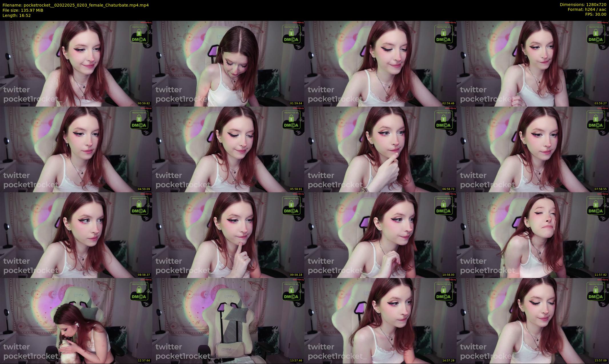 pocketrocket_ — 17 minute Chaturbate female cam show recording, 720p, Feb 2, 2025