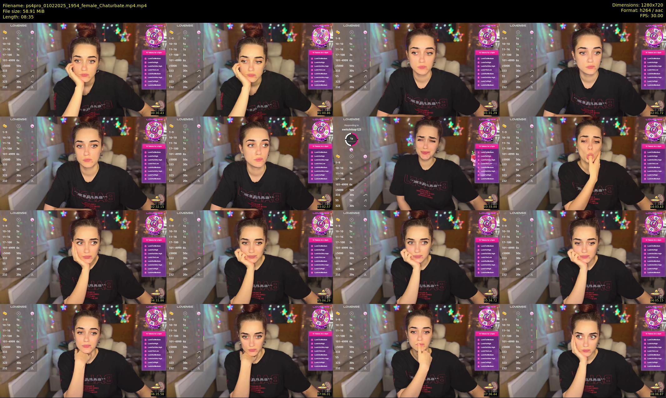 ps4pro — 9 minute Chaturbate female cam show recording, 720p, Feb 1, 2025