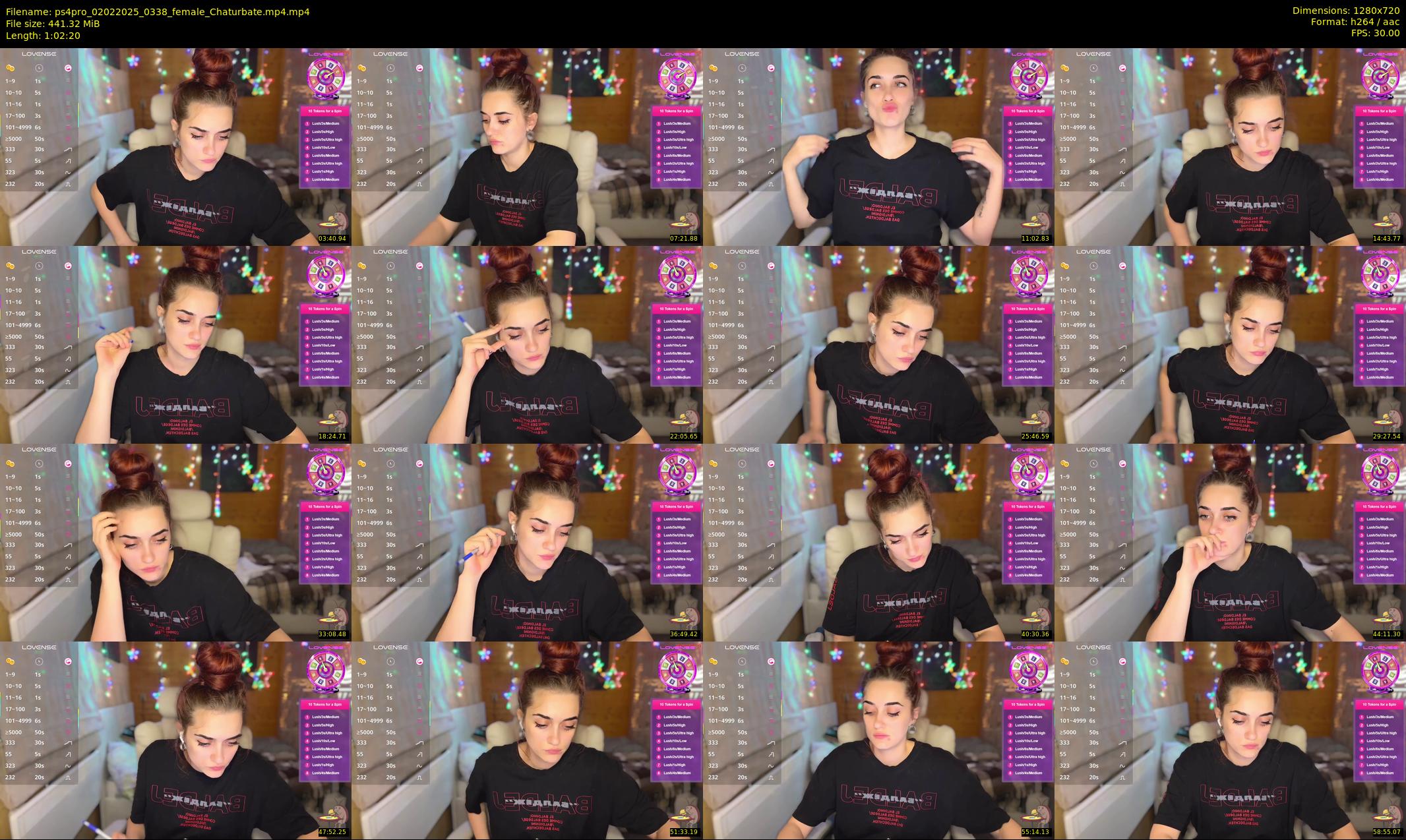 ps4pro — 63 minute Chaturbate female cam show recording, 720p, Feb 2, 2025
