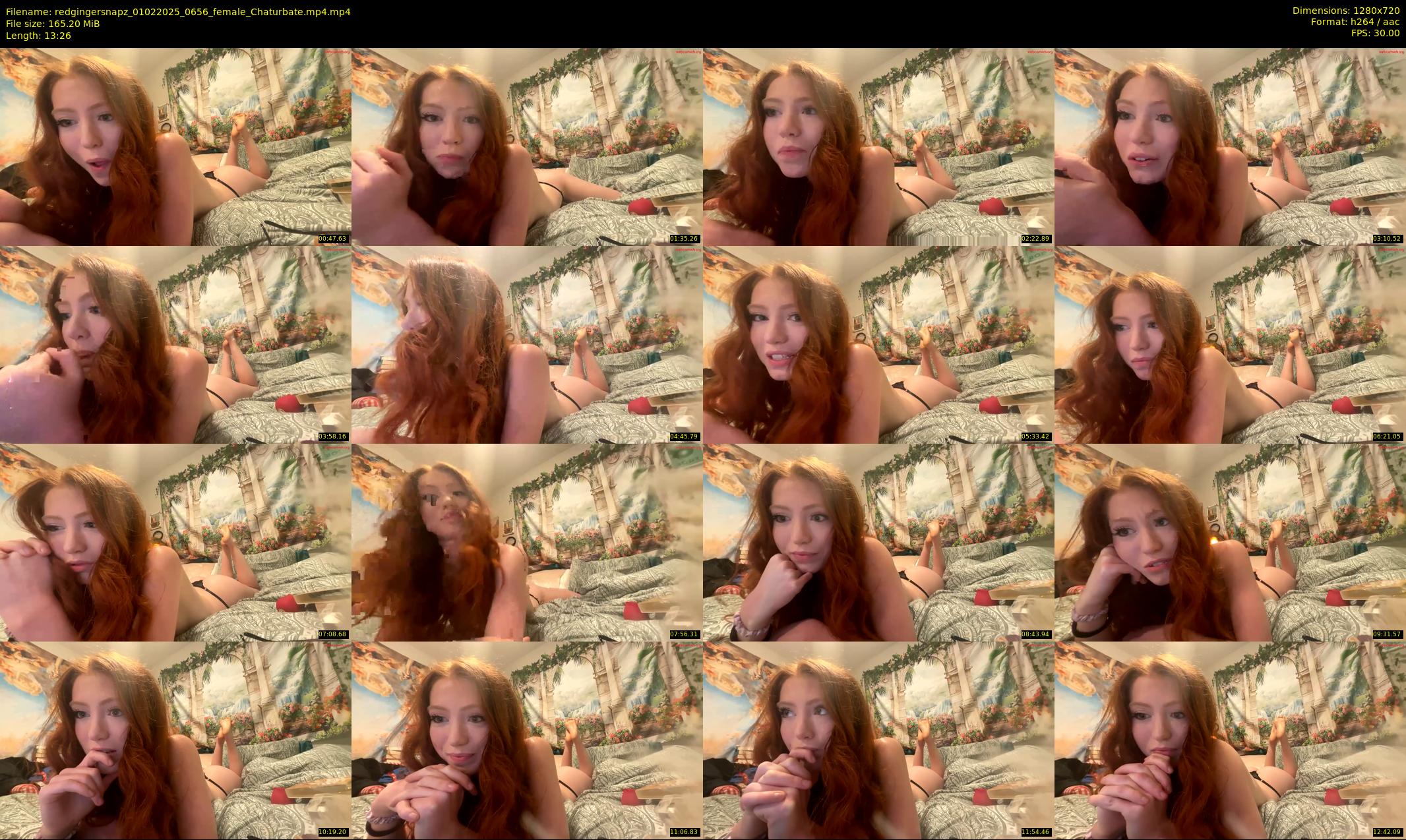redgingersnapz — 14 minute Chaturbate female cam show recording, 720p, Feb 1, 2025