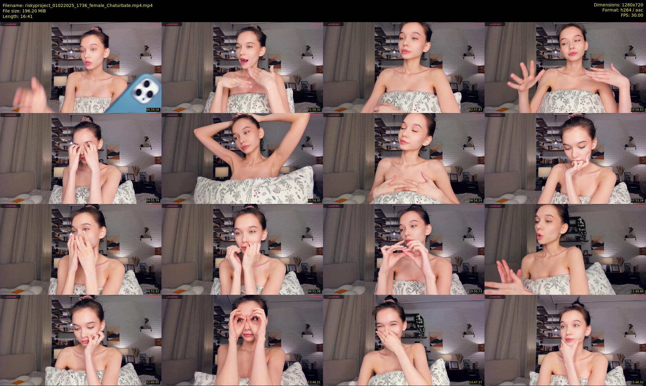 riskyproject — 17 minute Chaturbate couple cam show recording, 720p, Feb 1, 2025