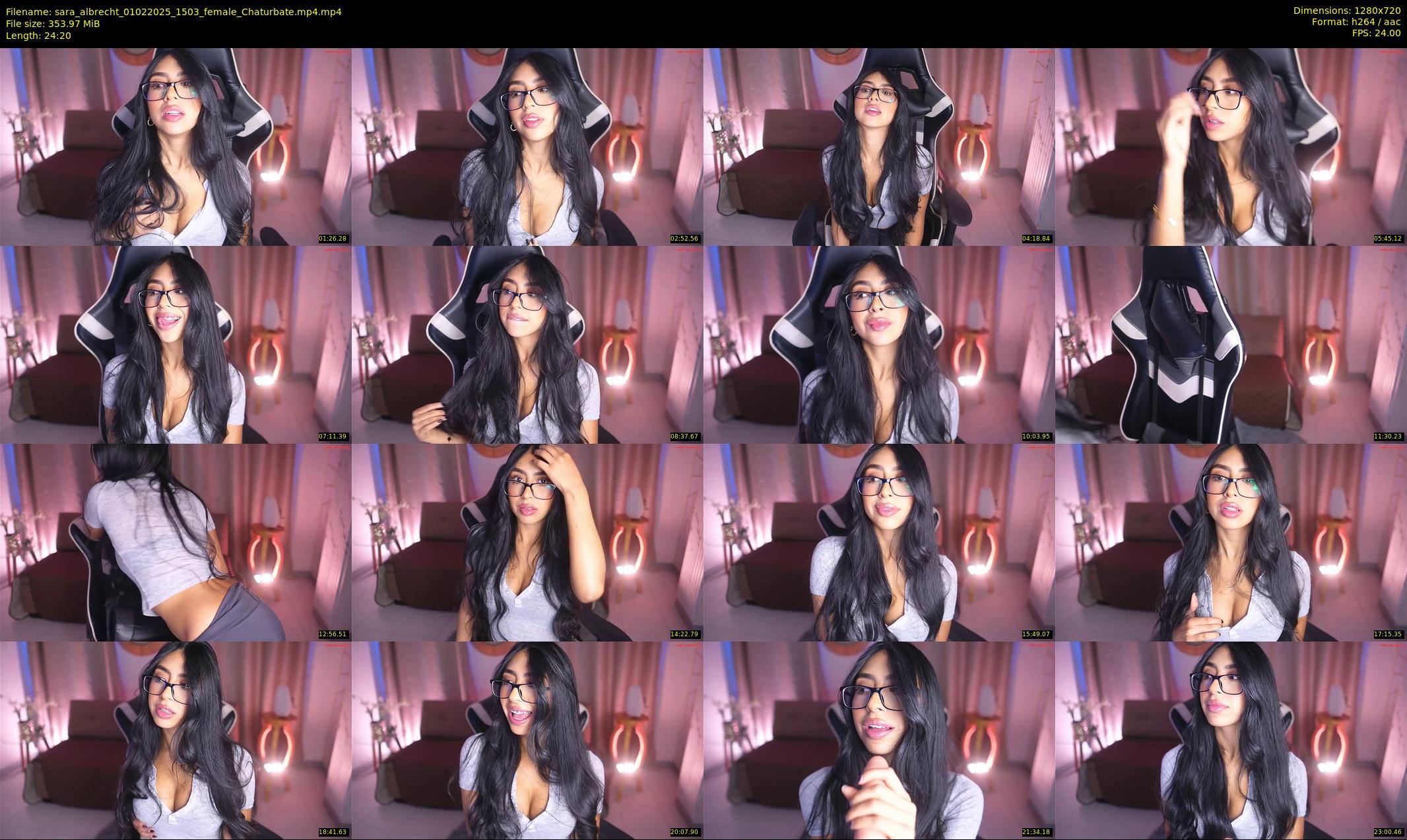 sara_albrecht — 25 minute Chaturbate female cam show recording, 720p, Feb 1, 2025