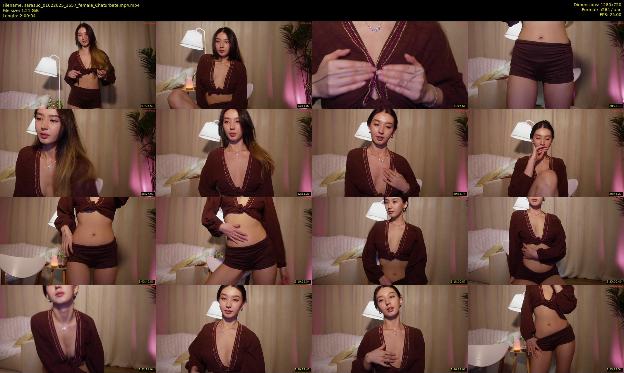 sarasuo — 121 minute Chaturbate female cam show recording, 720p, Feb 1, 2025