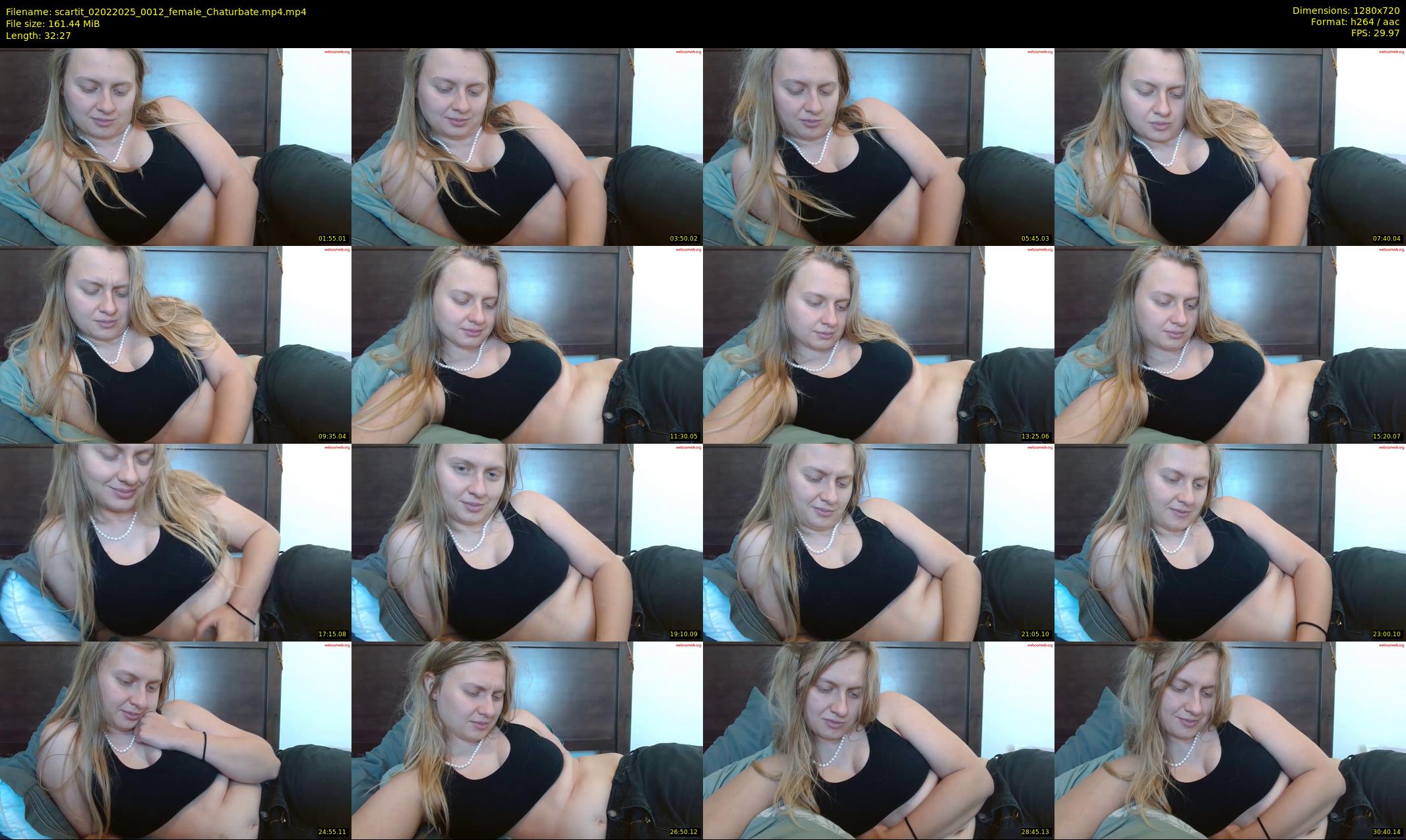 scartit — 33 minute Chaturbate female cam show recording, 720p, Feb 2, 2025