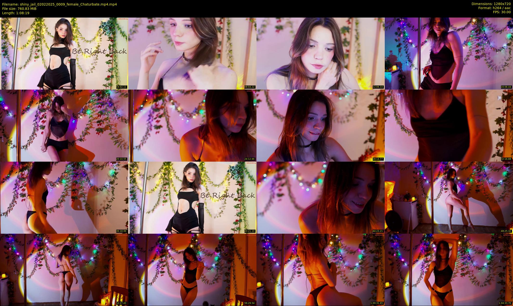 shiny_jail — 69 minute Chaturbate female cam show recording, 720p, Feb 2, 2025