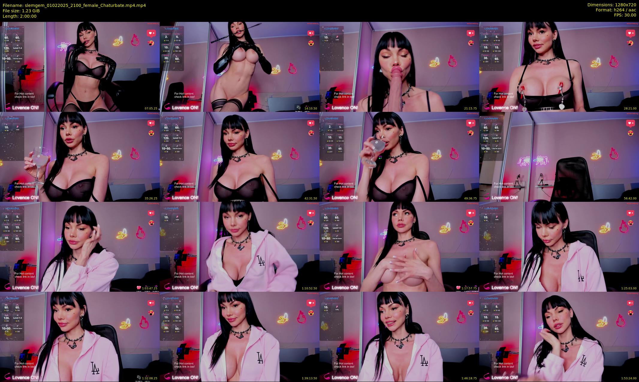 slemgem — 120 minute Chaturbate couple cam show recording, 720p, Feb 1, 2025