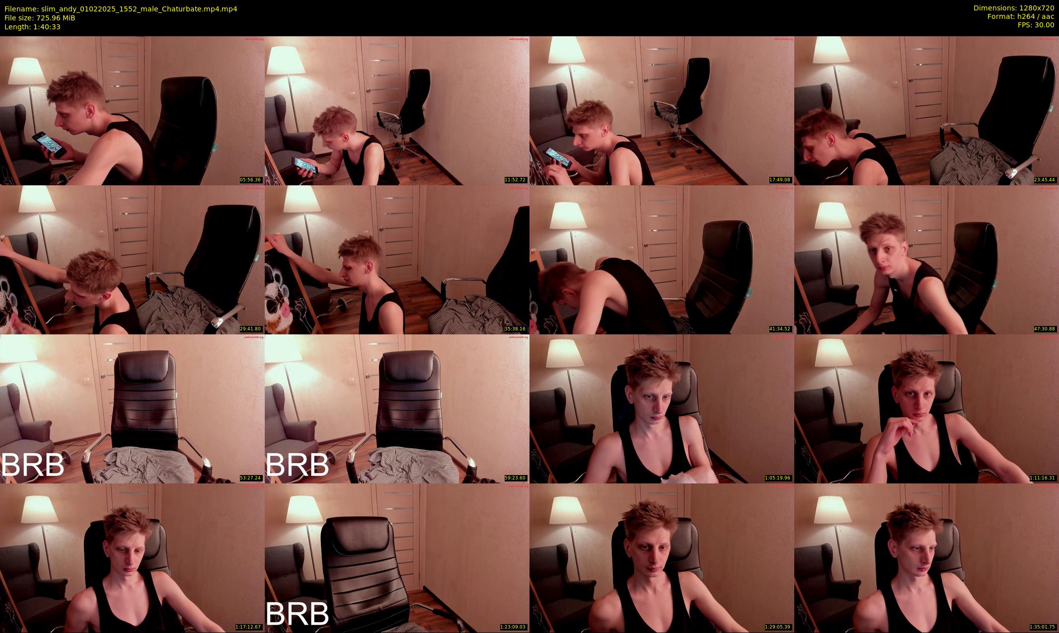 slim_andy — 101 minute Chaturbate male cam show recording, 720p, Feb 1, 2025