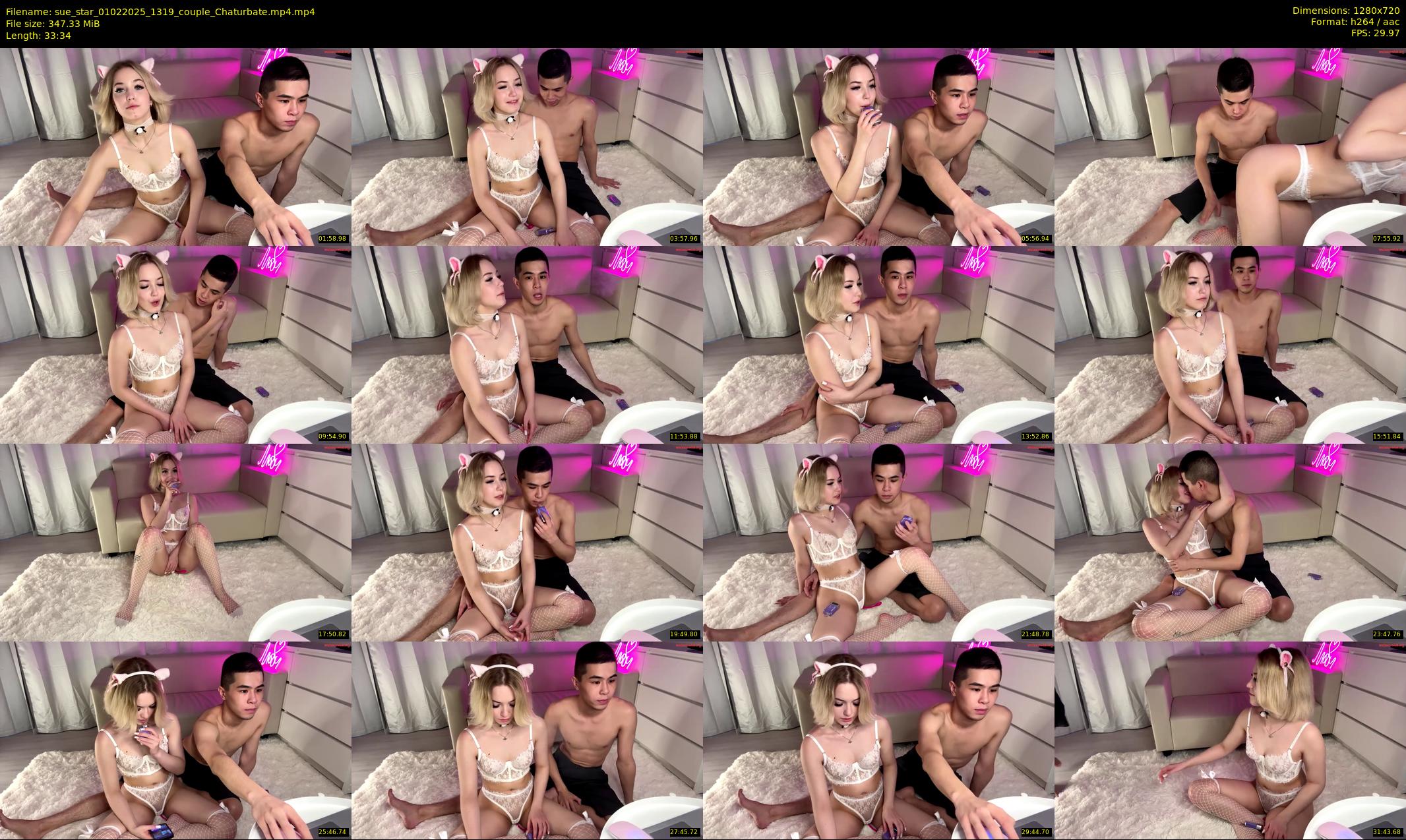 sue_star — 34 minute Chaturbate couple cam show recording, 720p, Feb 1, 2025