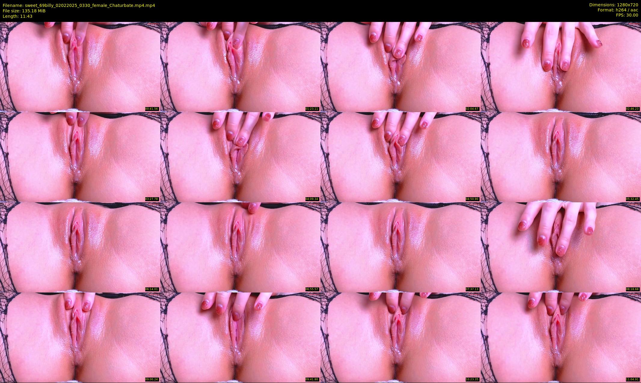 sweet_69billy — 12 minute Chaturbate female cam show recording, 720p, Feb 2, 2025