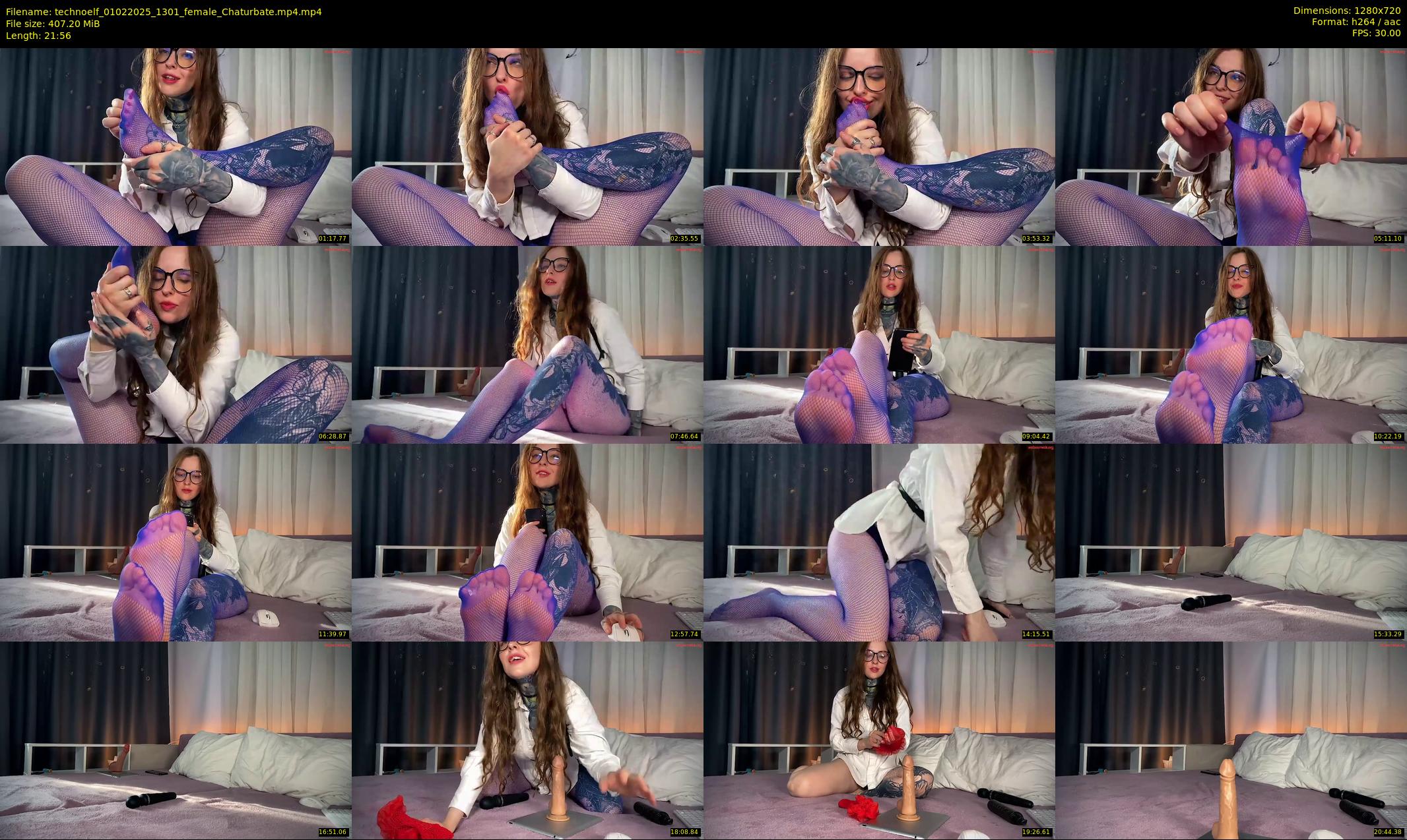 technoelf — 22 minute Chaturbate female cam show recording, 720p, Feb 1, 2025