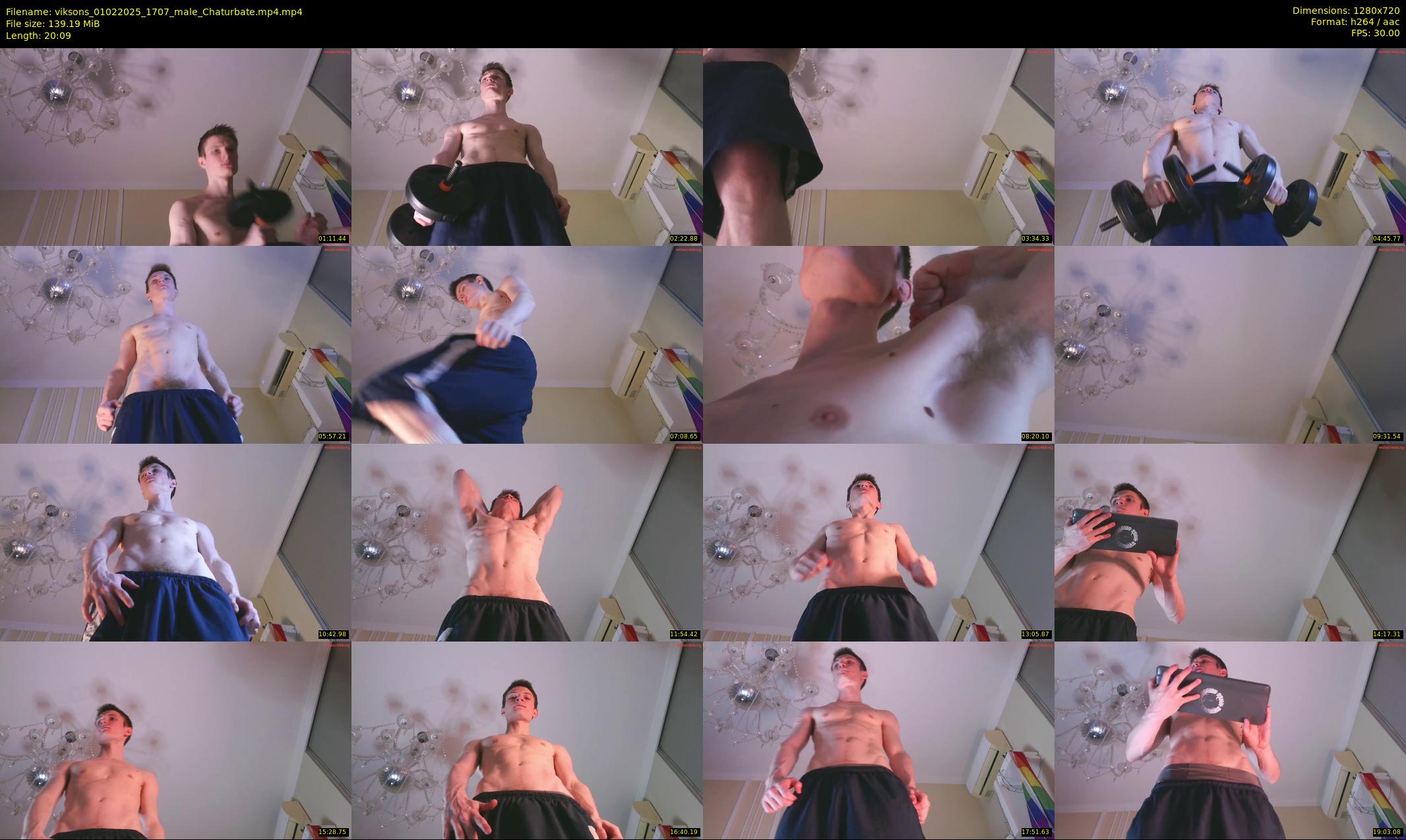 viksons — 21 minute Chaturbate male cam show recording, 720p, Feb 1, 2025