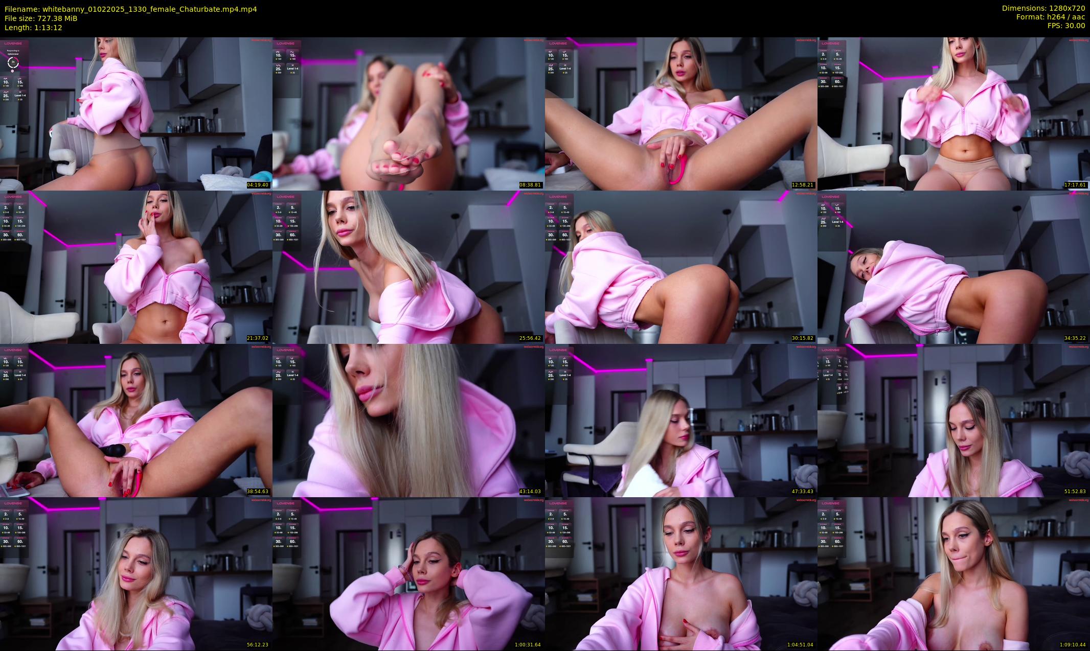 whitebanny — 74 minute Chaturbate couple cam show recording, 720p, Feb 1, 2025