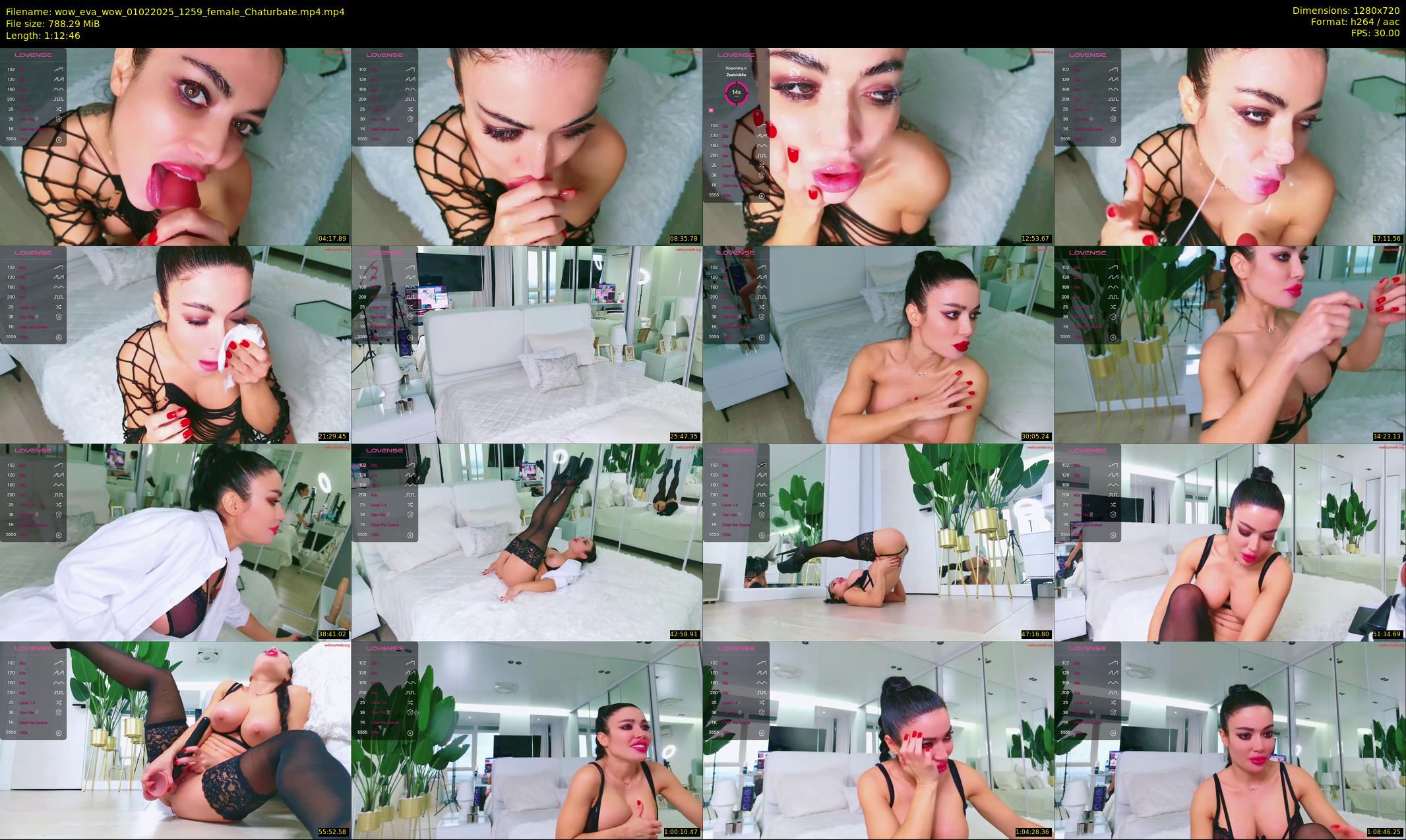 wow_eva_wow — 73 minute Chaturbate female cam show recording, 720p, Feb 1, 2025