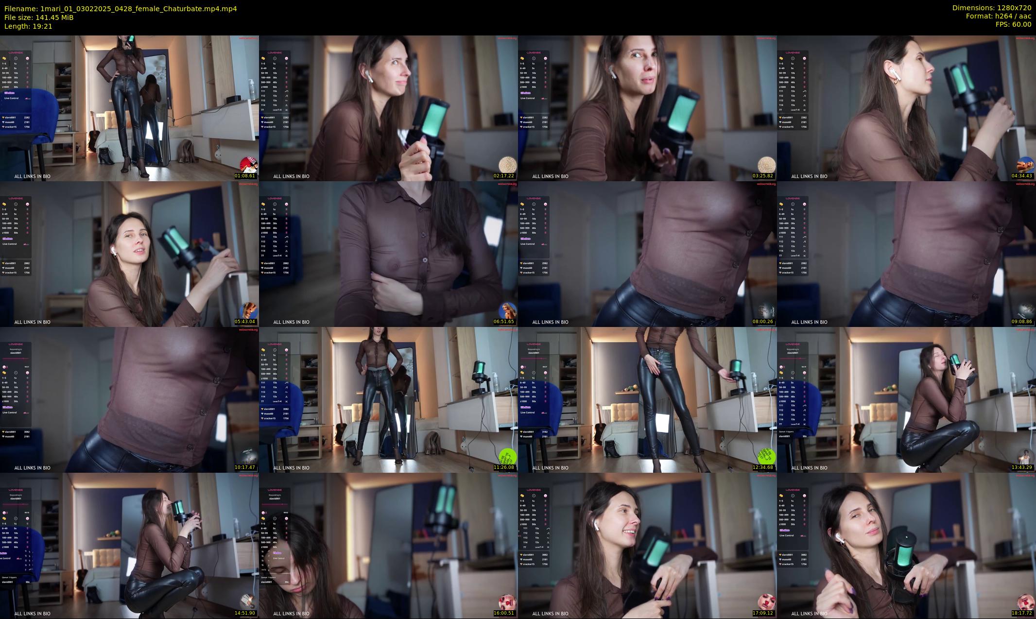 1mari_01 — 20 minute Chaturbate female cam show recording, 720p, Feb 3, 2025