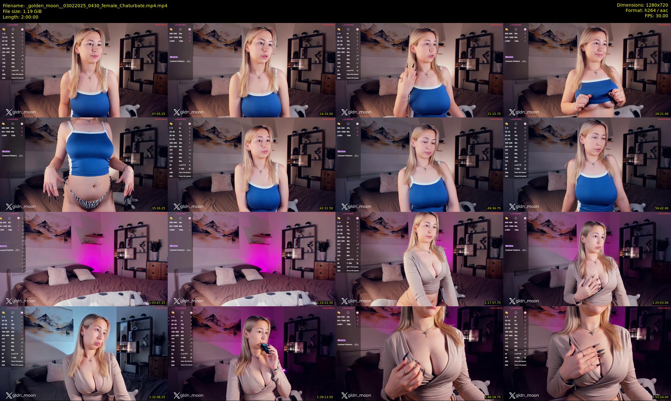 _golden_moon_ — 120 minute Chaturbate female cam show recording, 720p, Feb 3, 2025
