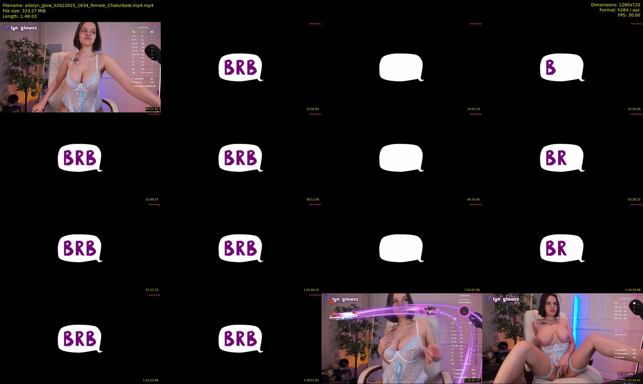 adalyn_glow — 109 minute Chaturbate female cam show recording, 720p, Feb 2, 2025