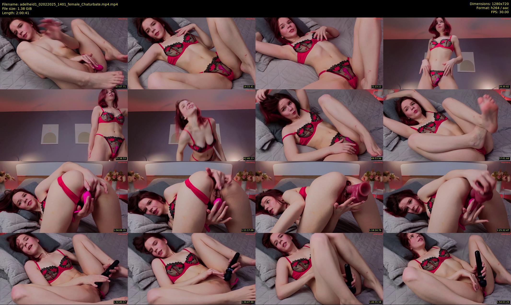 adelheid1 — 121 minute Chaturbate female cam show recording, 720p, Feb 2, 2025