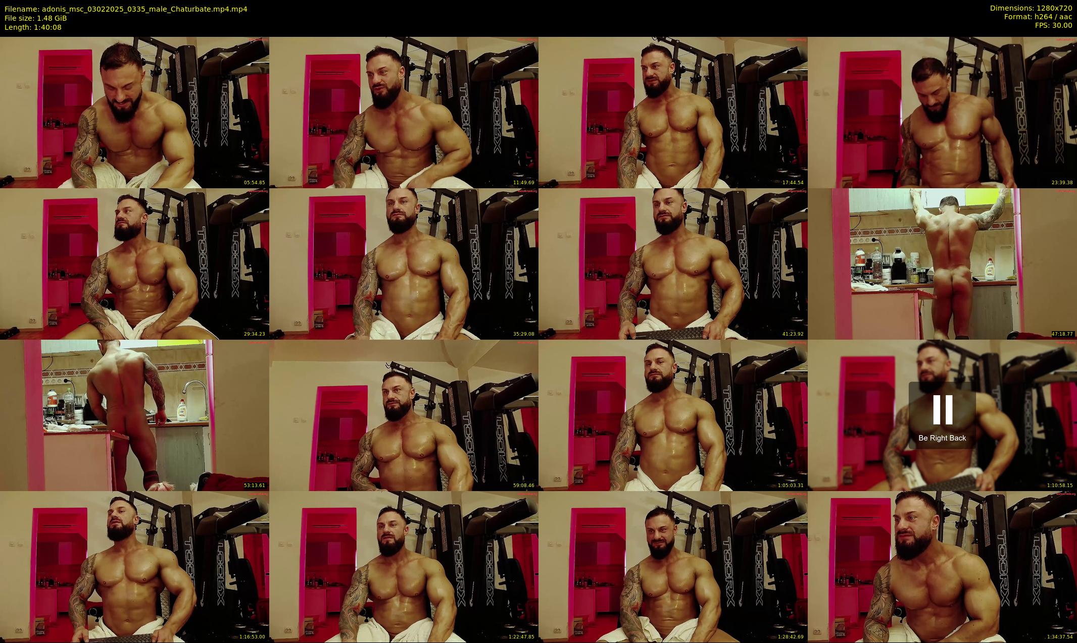adonis_msc — 101 minute Chaturbate male cam show recording, 720p, Feb 3, 2025