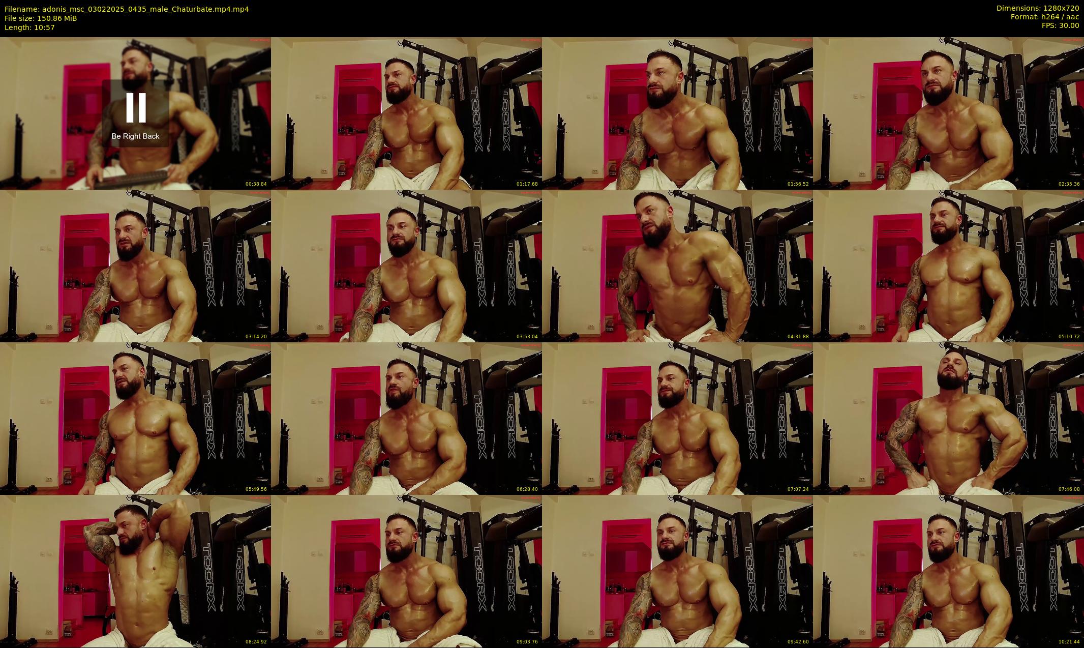 adonis_msc — 11 minute Chaturbate male cam show recording, 720p, Feb 3, 2025