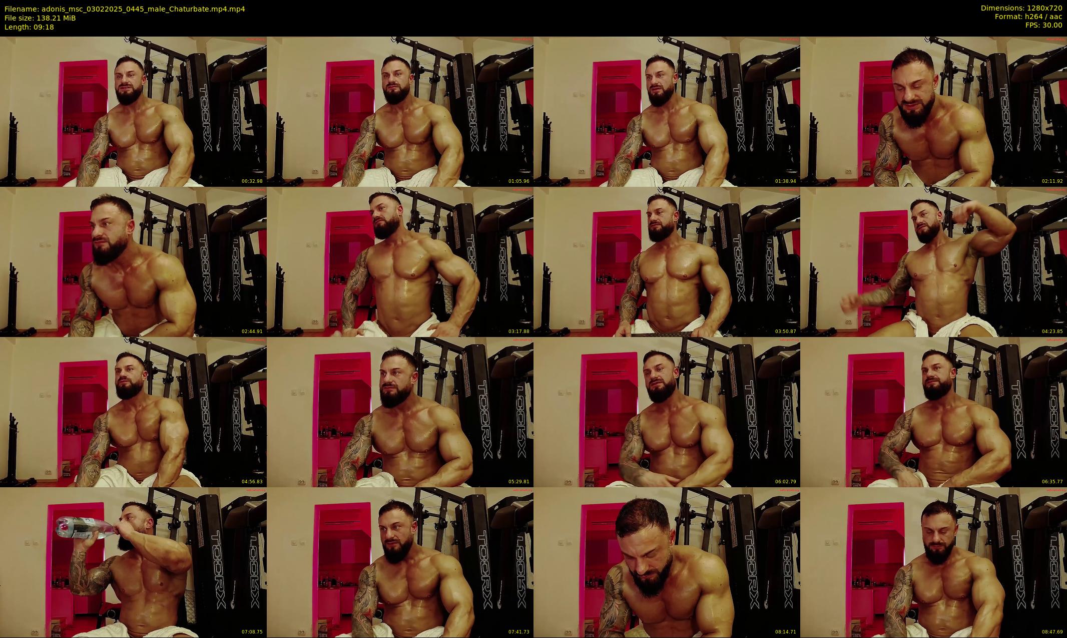 adonis_msc — 10 minute Chaturbate male cam show recording, 720p, Feb 3, 2025