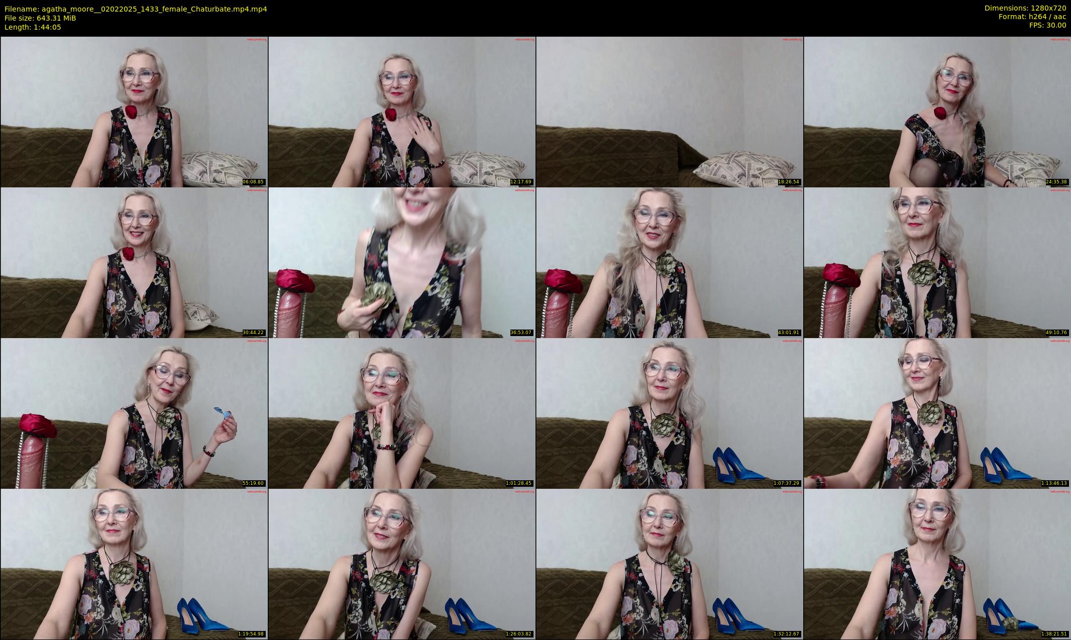 agatha_moore_ — 105 minute Chaturbate female cam show recording, 720p, Feb 2, 2025
