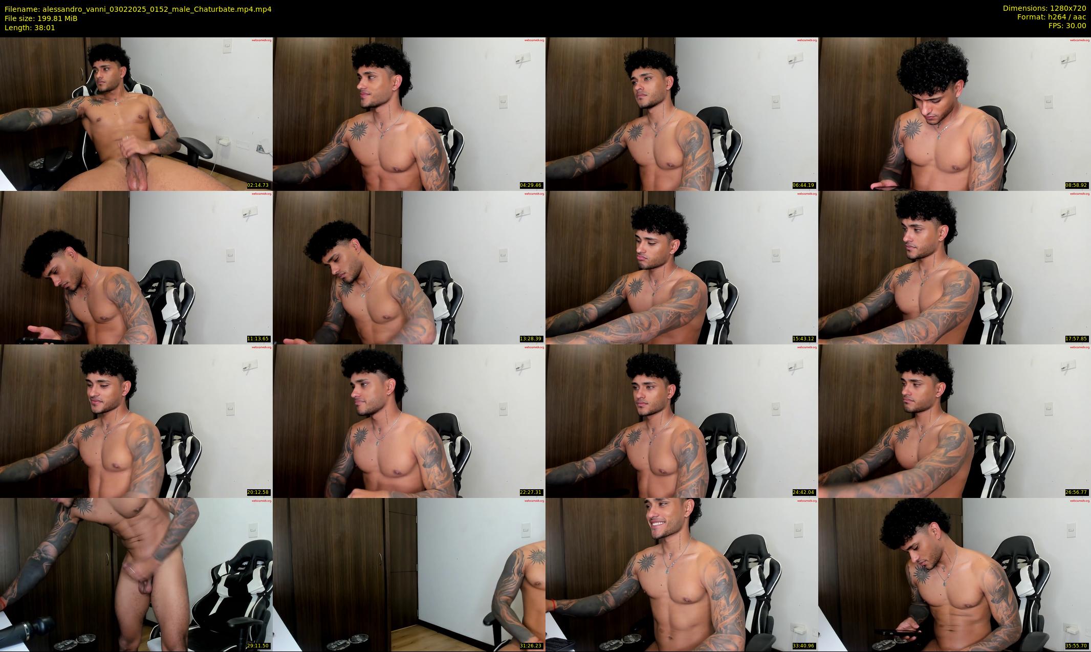 alessandro_vanni — 39 minute Chaturbate male cam show recording, 720p, Feb 3, 2025