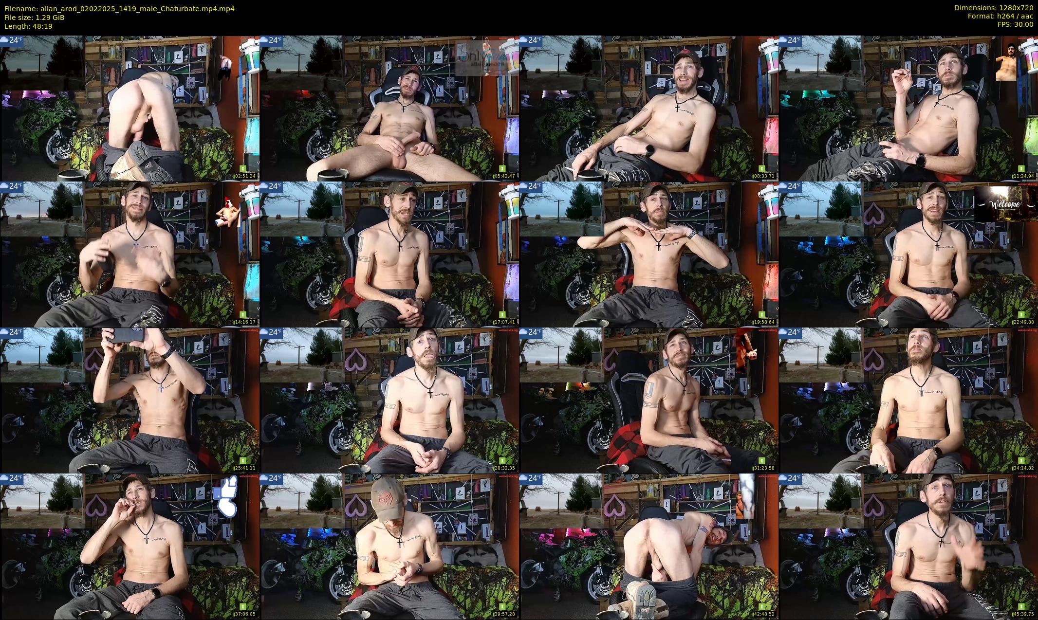 allan_arod — 49 minute Chaturbate male cam show recording, 720p, Feb 2, 2025