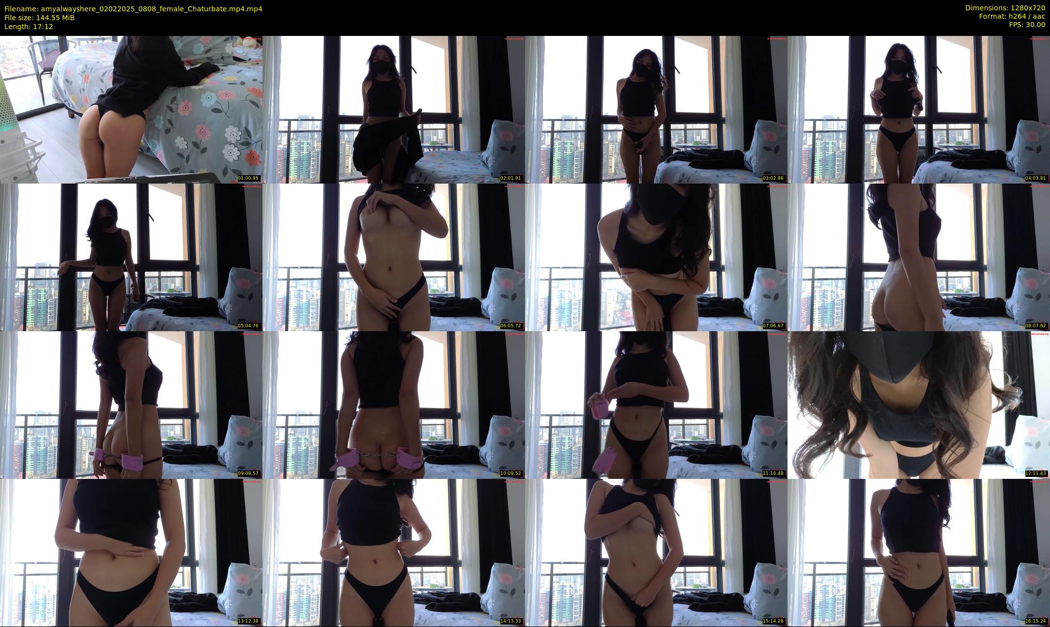 amyalwayshere — 18 minute Chaturbate female cam show recording, 720p, Feb 2, 2025