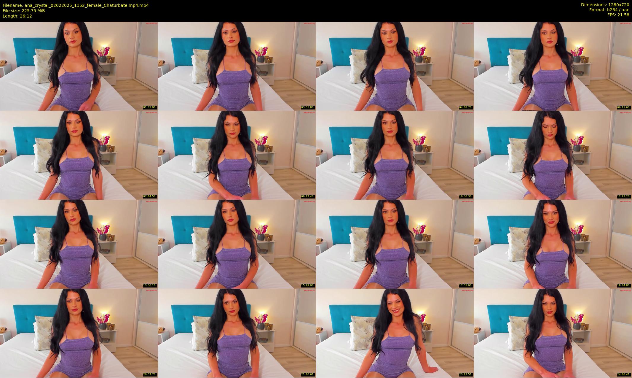 ana_crystal — 27 minute Chaturbate female cam show recording, 720p, Feb 2, 2025