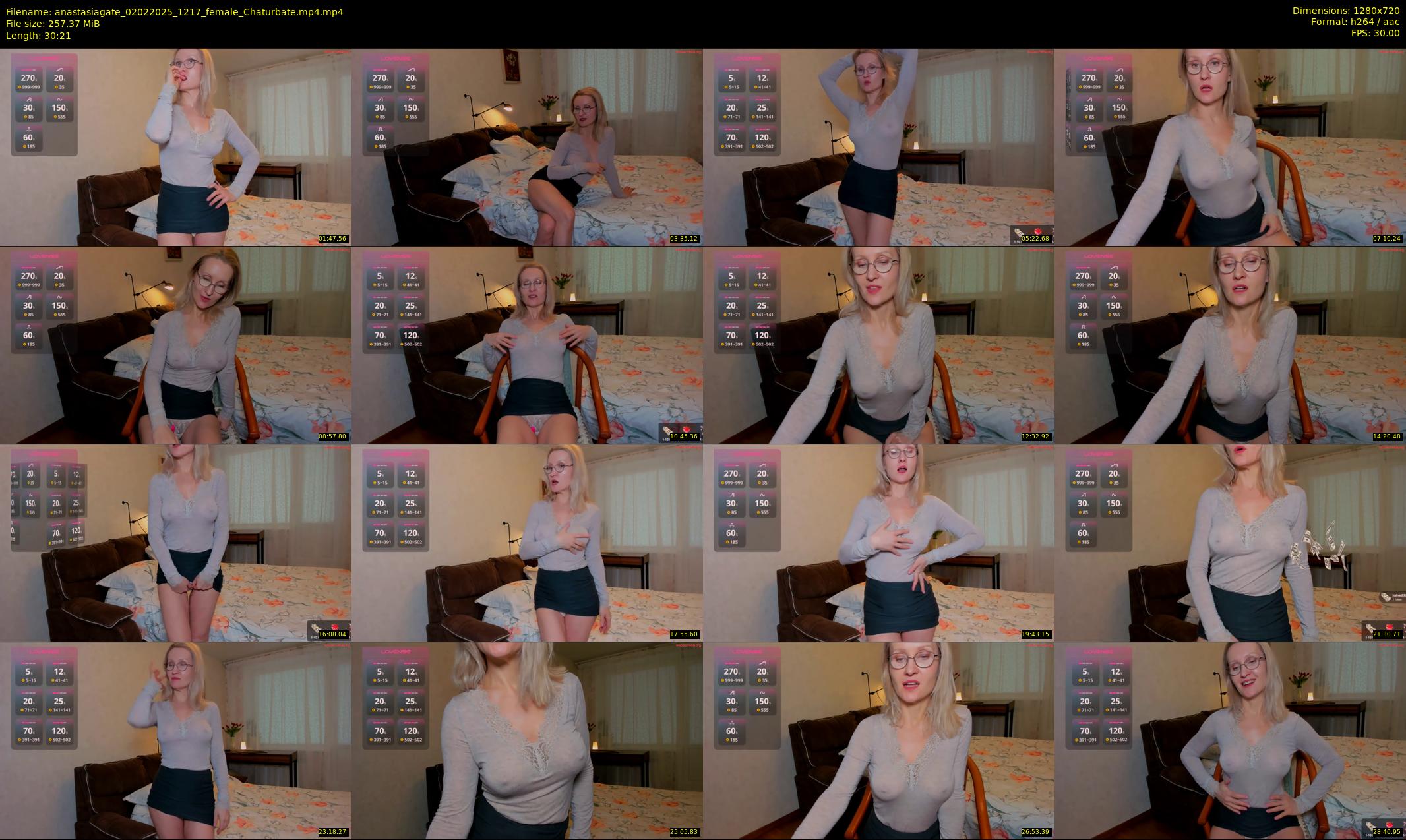 anastasiagate — 31 minute Chaturbate female cam show recording, 720p, Feb 2, 2025