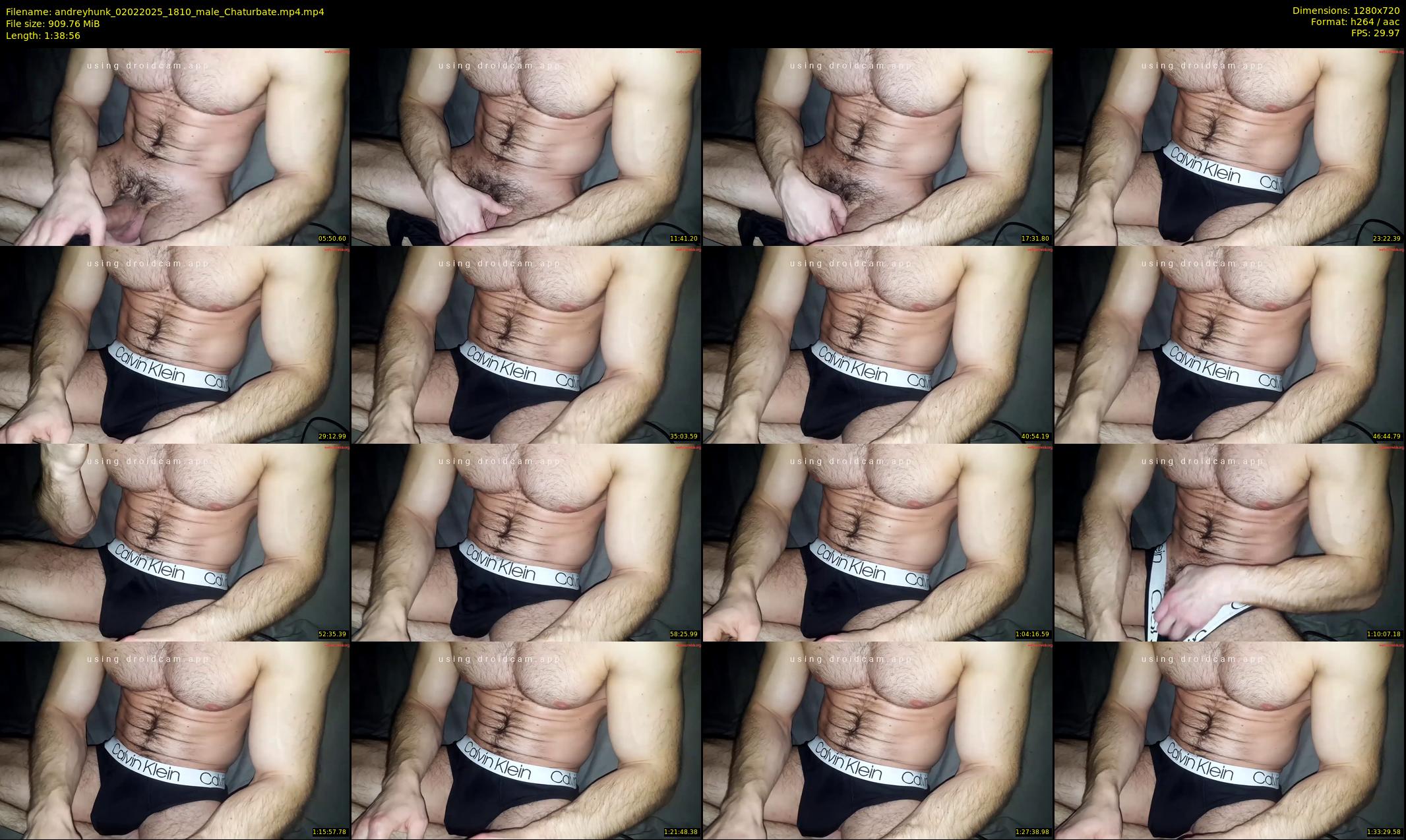 andreyhunk — 99 minute Chaturbate male cam show recording, 720p, Feb 2, 2025