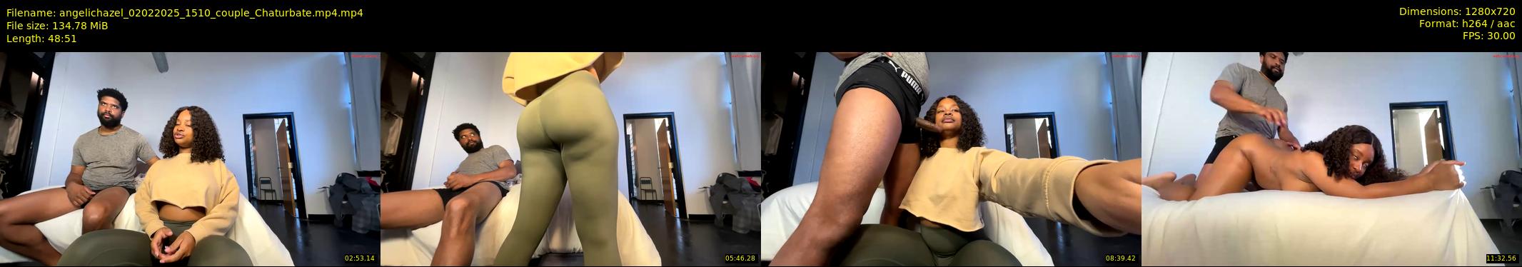 angelichazel — 49 minute Chaturbate couple cam show recording, 720p, Feb 2, 2025