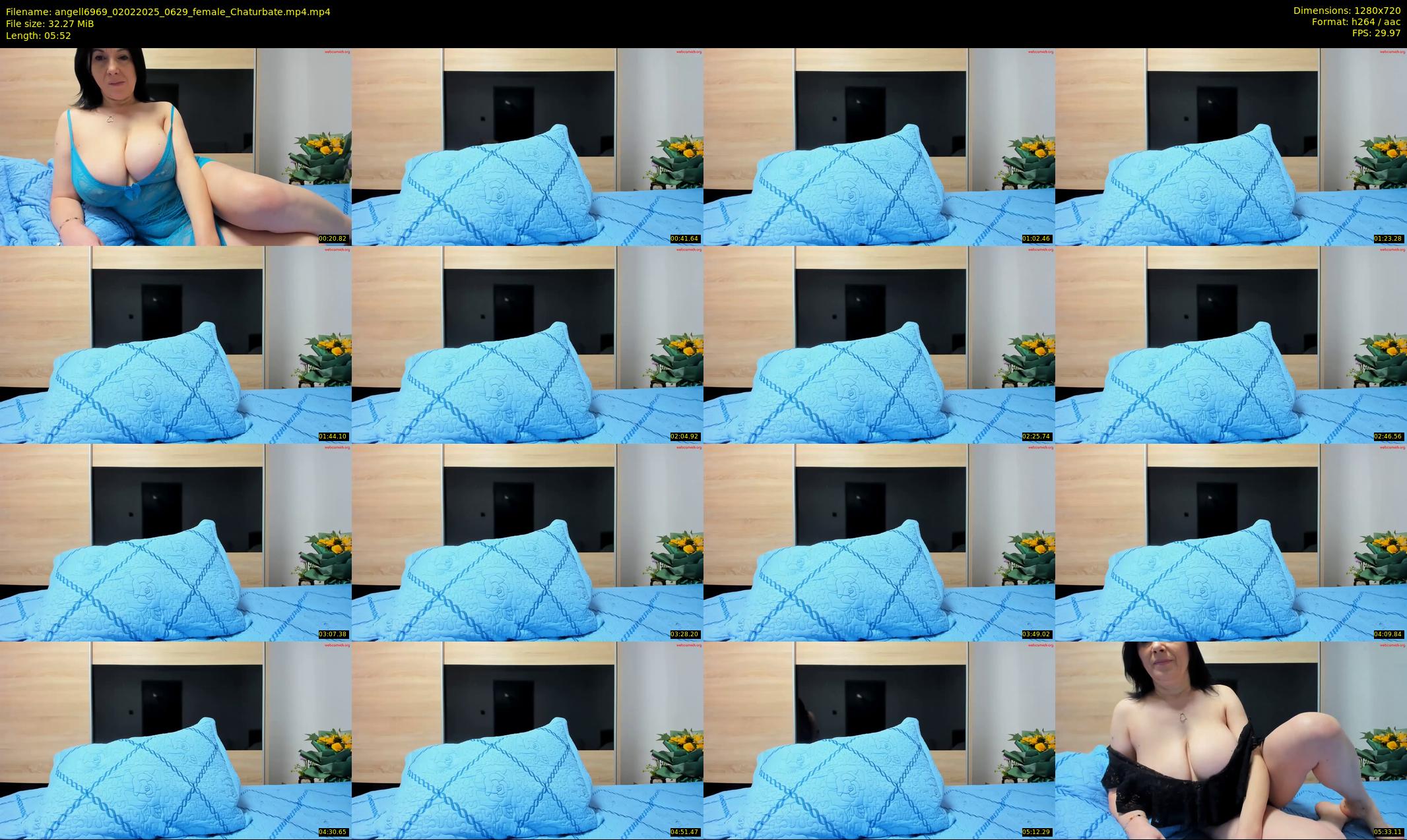 angell6969 — 6 minute Chaturbate female cam show recording, 720p, Feb 2, 2025