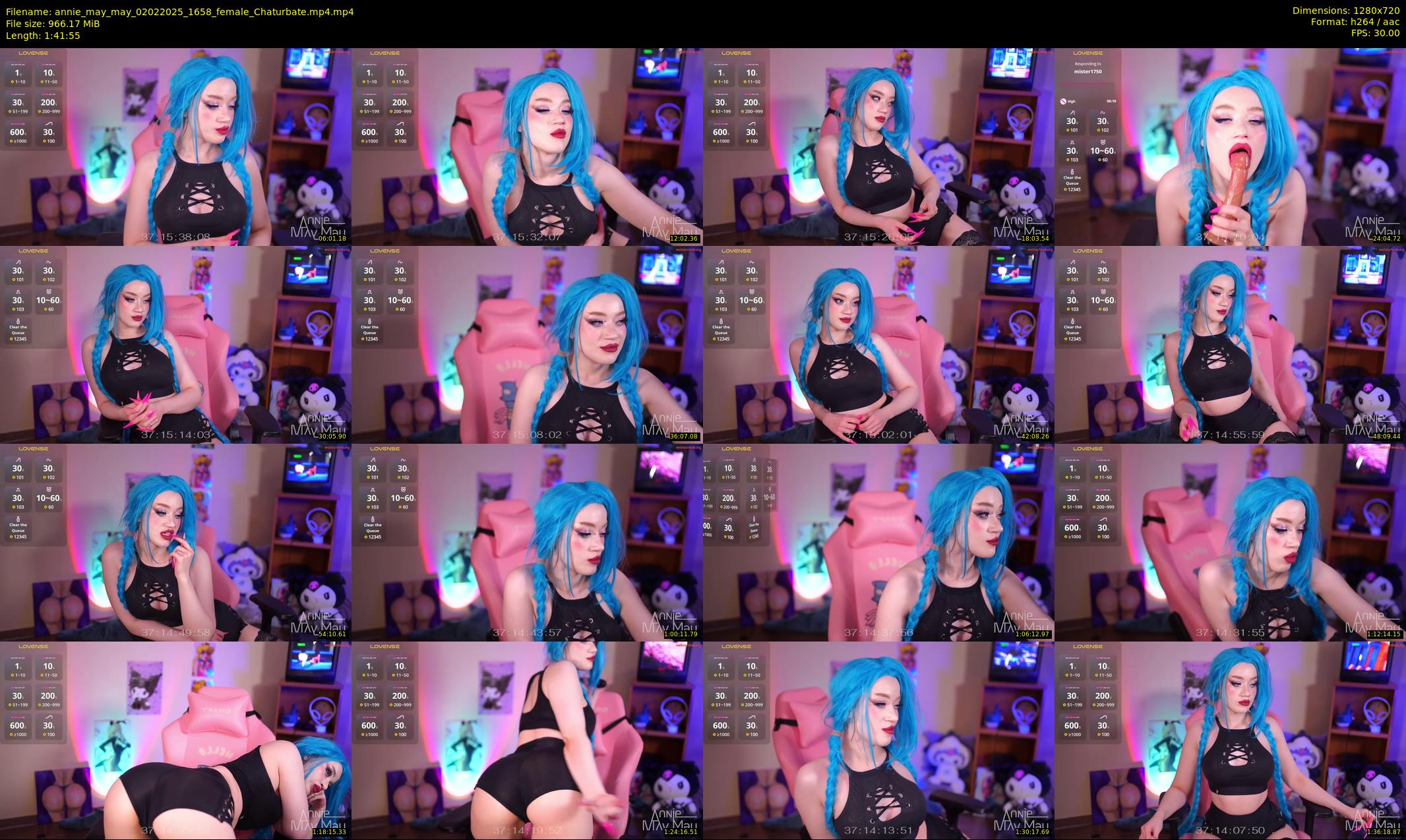 annie_may_may — 102 minute Chaturbate female cam show recording, 720p, Feb 2, 2025