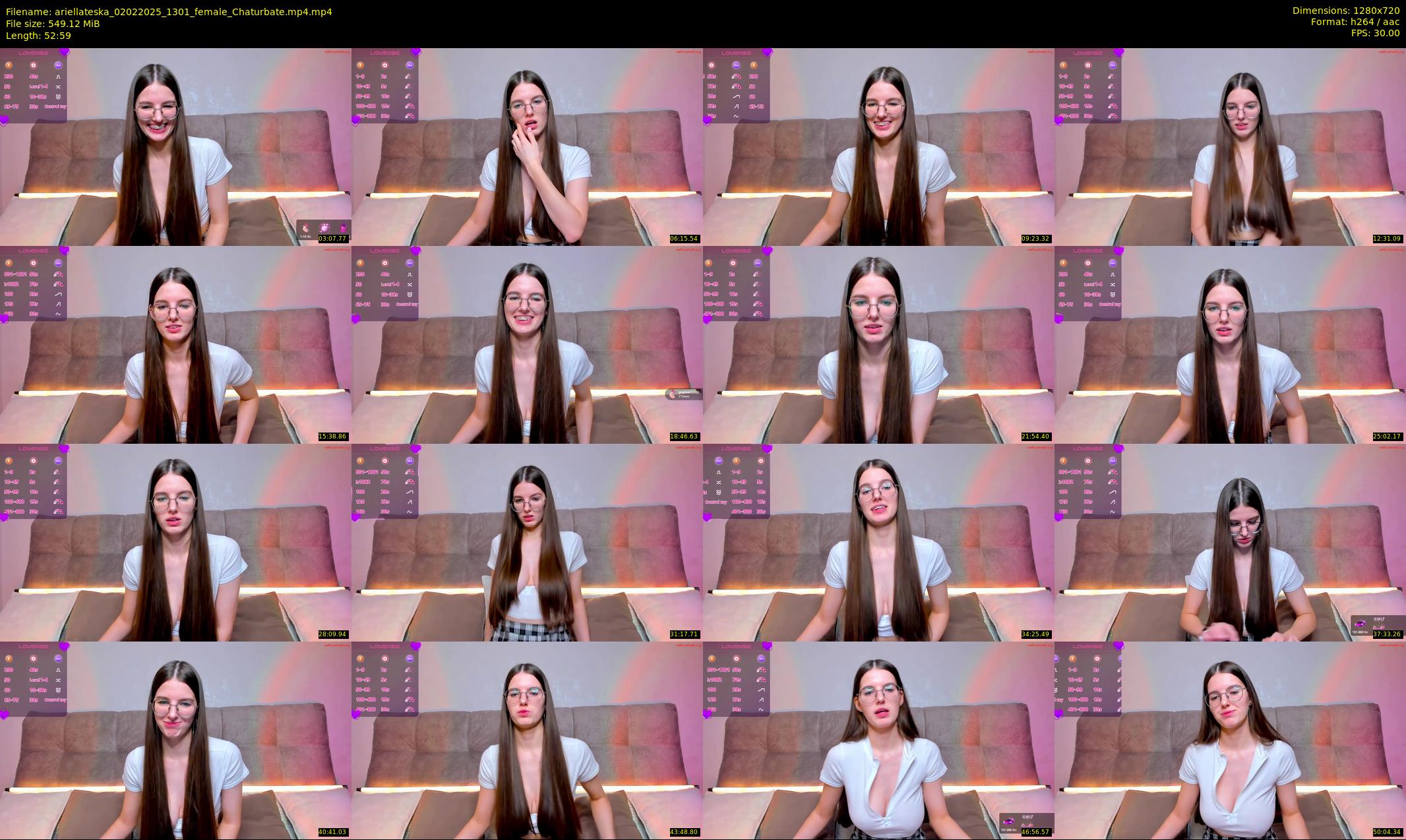 ariellateska — 53 minute Chaturbate female cam show recording, 720p, Feb 2, 2025