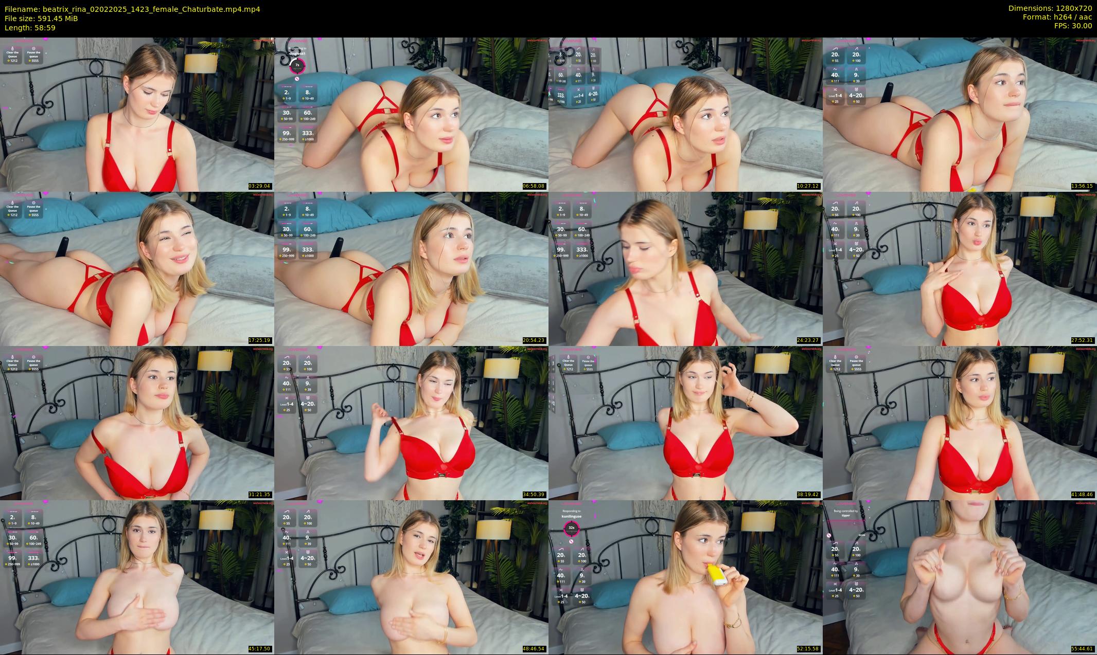 beatrix_rina — 59 minute Chaturbate female cam show recording, 720p, Feb 2, 2025