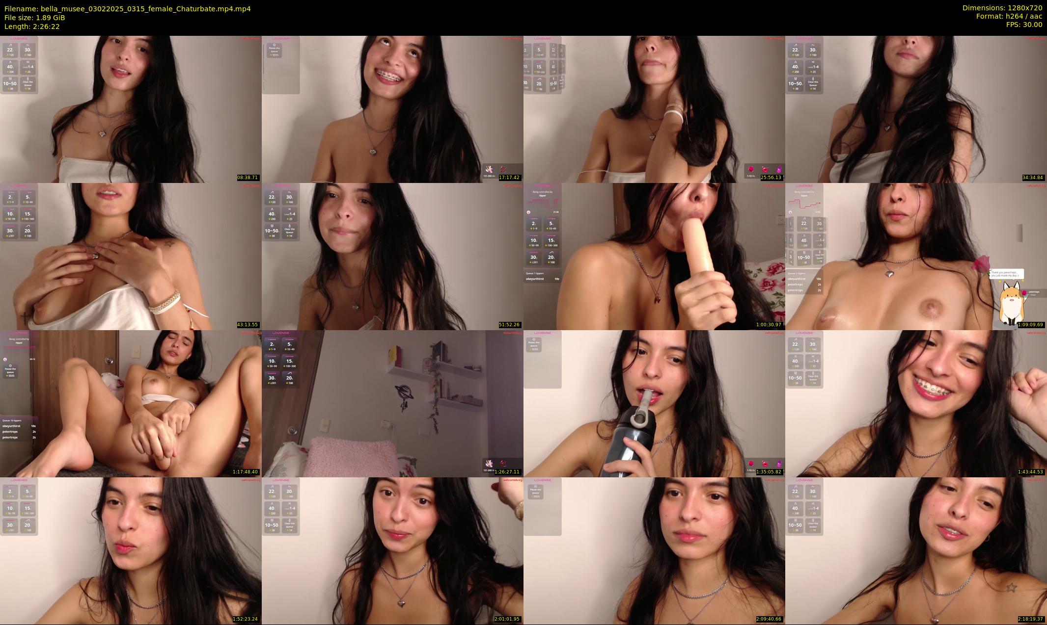 bella_musee — 147 minute Chaturbate female cam show recording, 720p, Feb 3, 2025