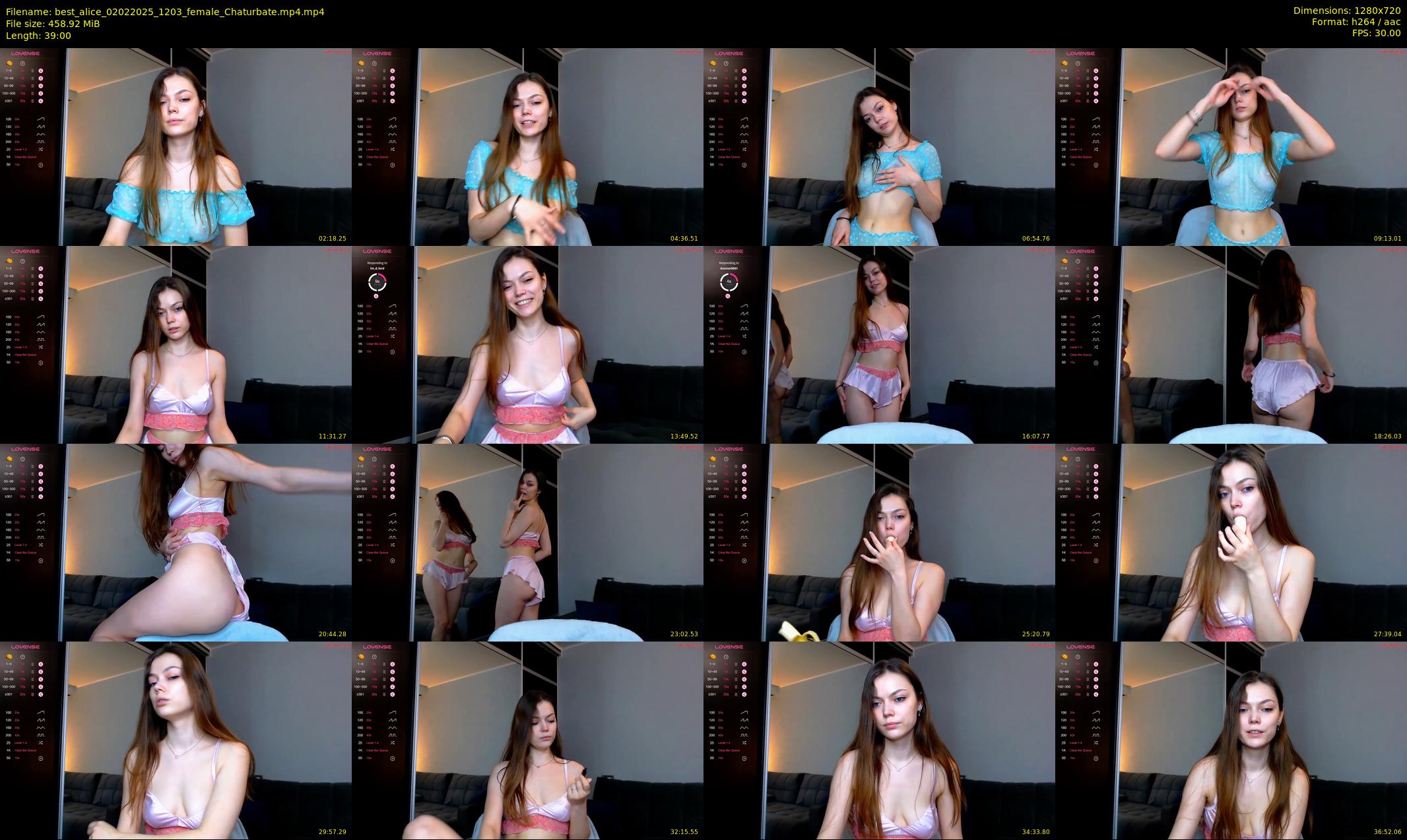 best_alice — 39 minute Chaturbate female cam show recording, 720p, Feb 2, 2025