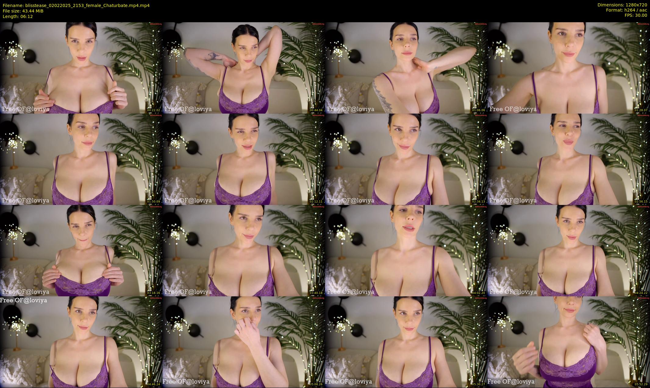 blisstease — 7 minute Chaturbate female cam show recording, 720p, Feb 2, 2025