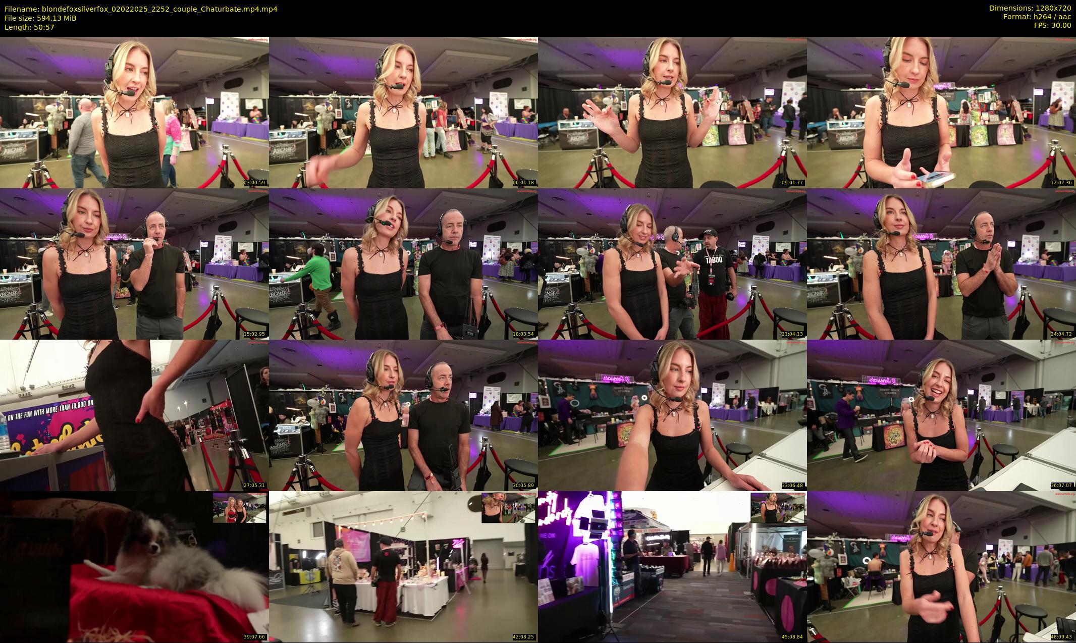blondefoxsilverfox — 51 minute Chaturbate couple cam show recording, 720p, Feb 2, 2025