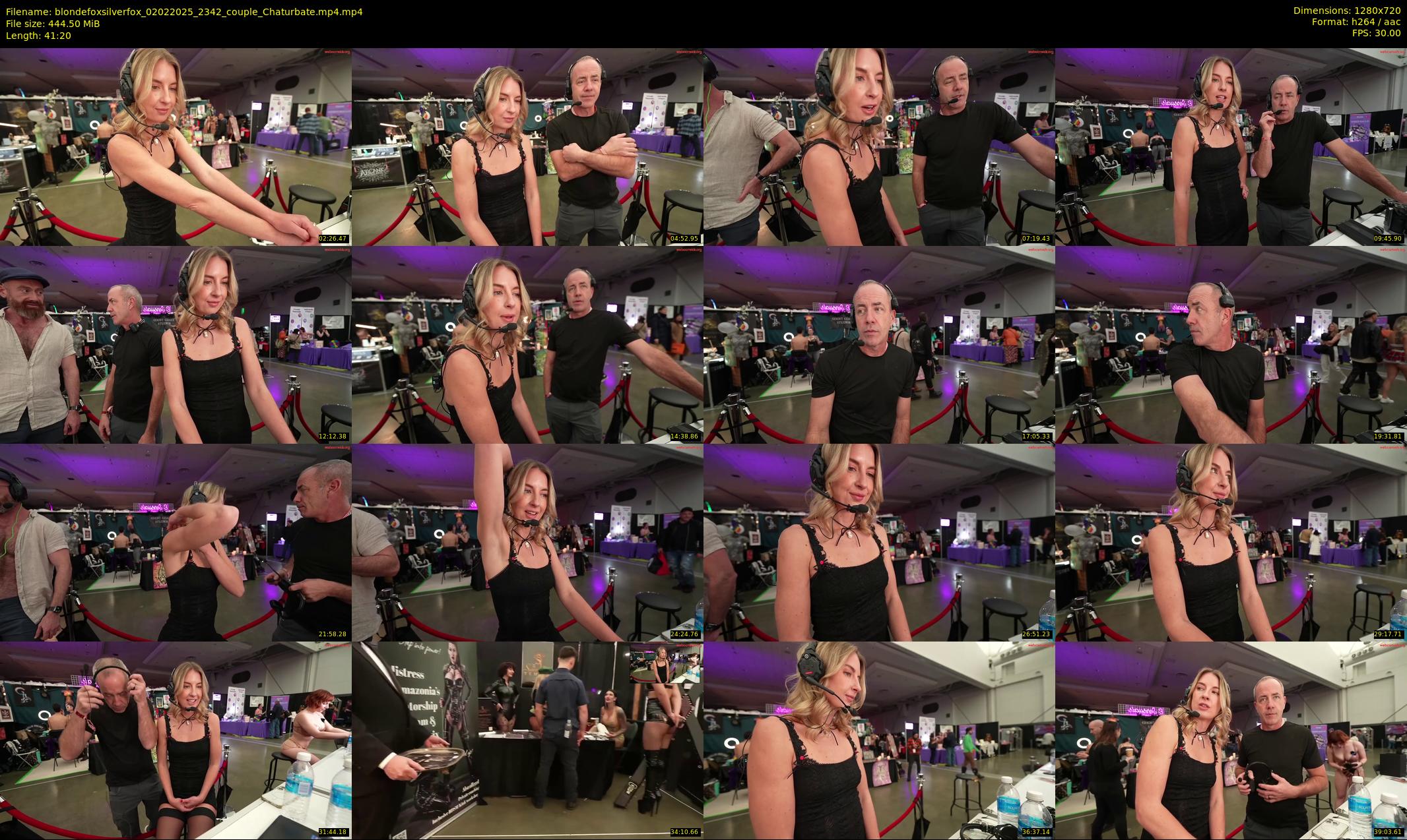 blondefoxsilverfox — 42 minute Chaturbate couple cam show recording, 720p, Feb 2, 2025