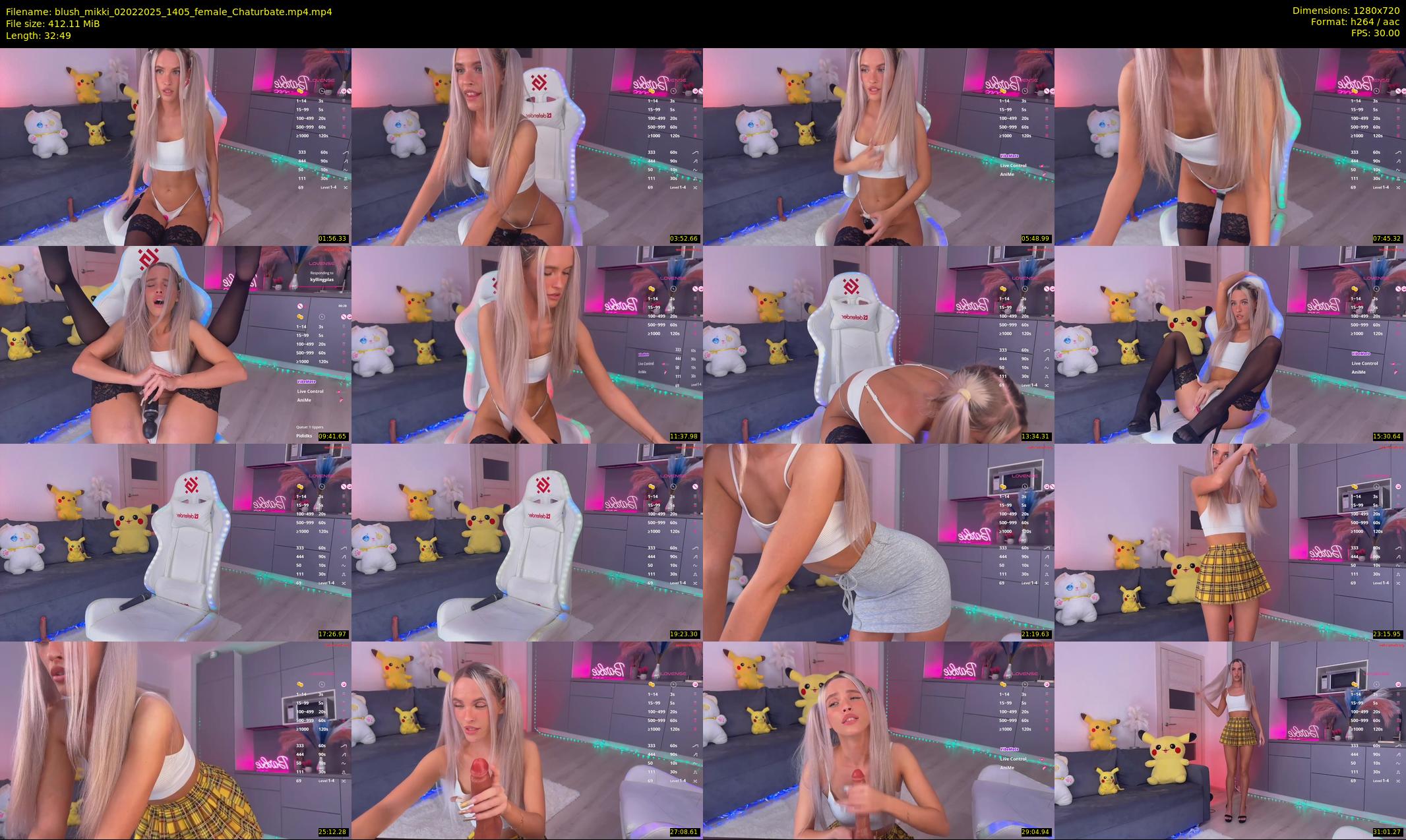 blush_mikki — 33 minute Chaturbate female cam show recording, 720p, Feb 2, 2025