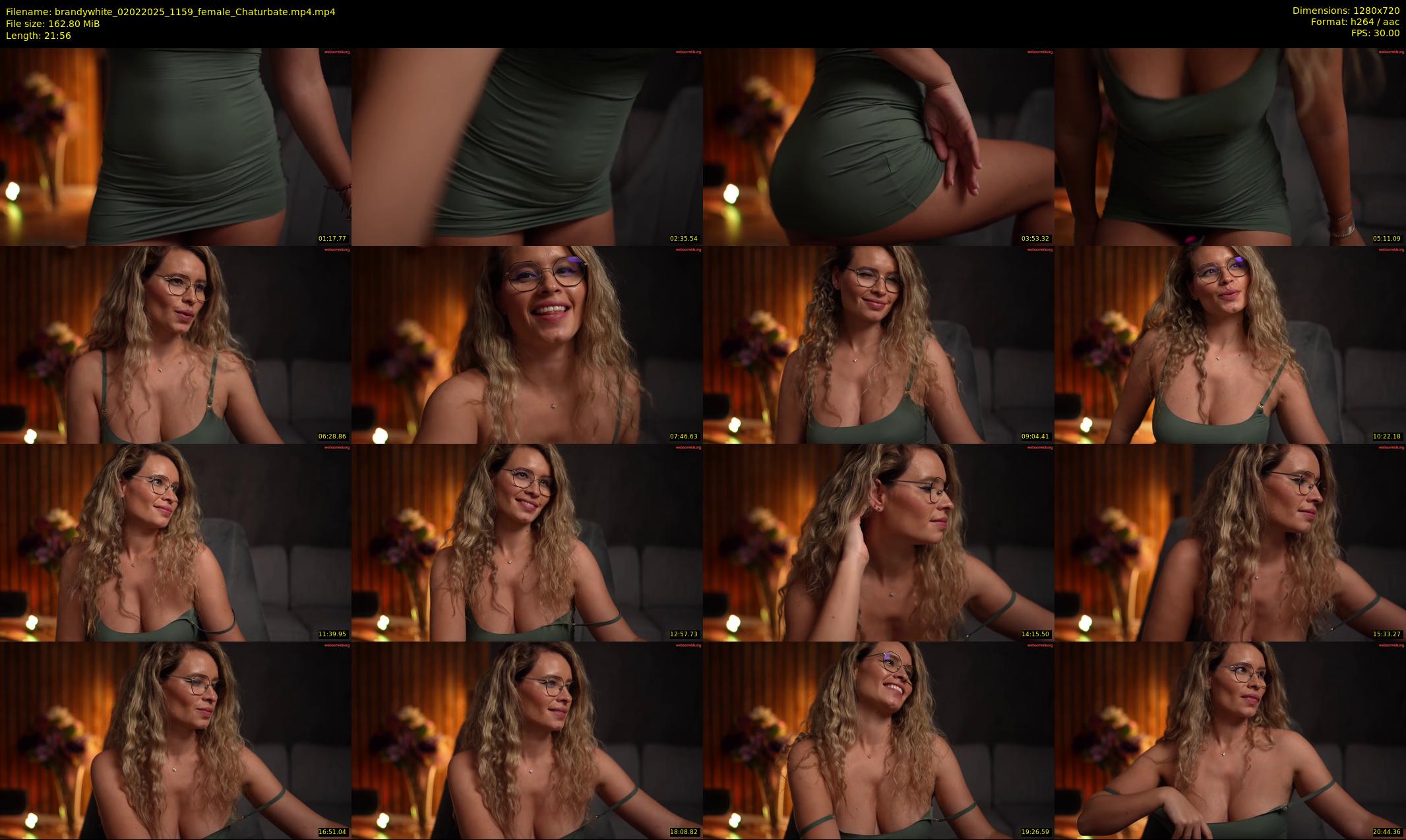 brandywhite — 22 minute Chaturbate female cam show recording, 720p, Feb 2, 2025