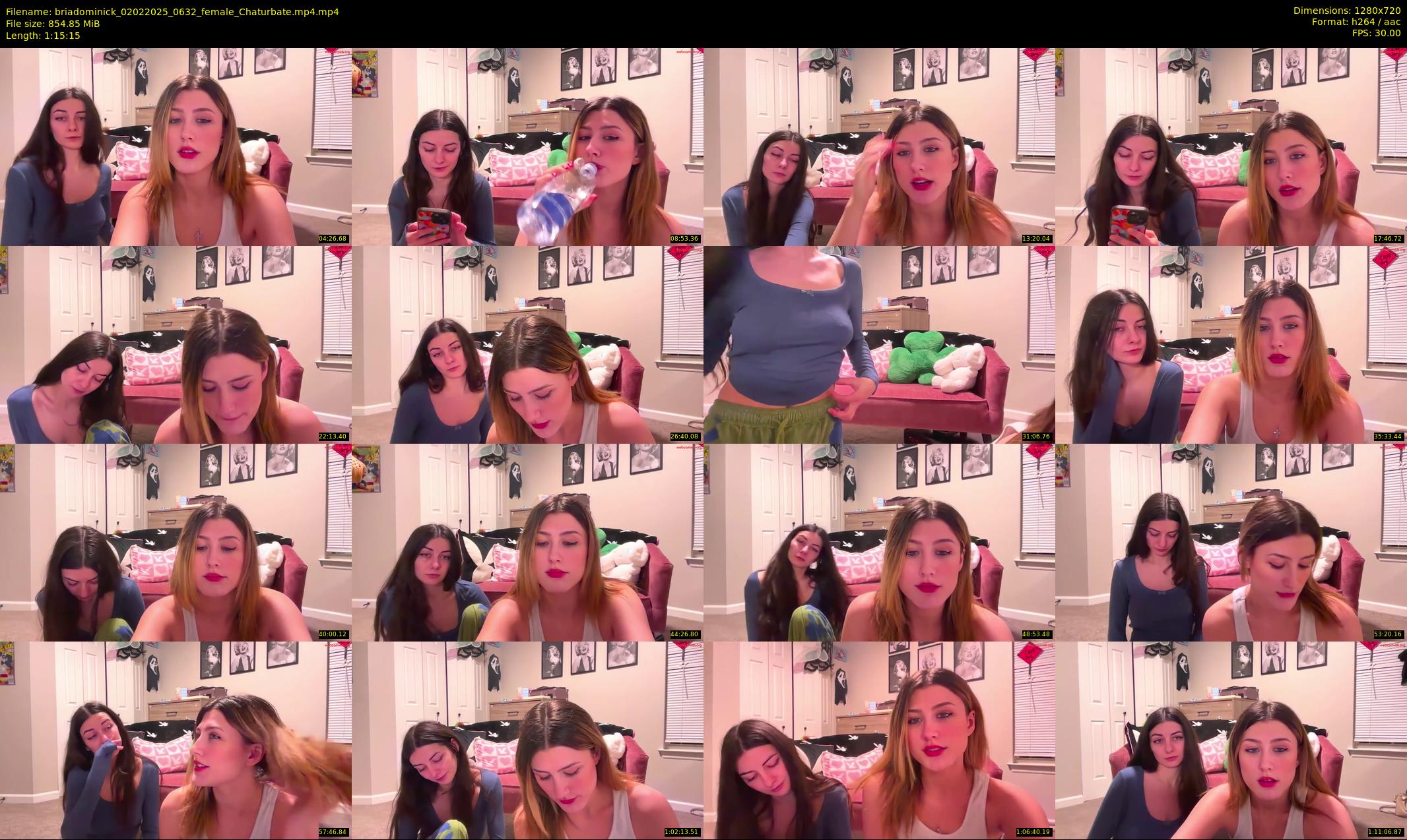 briadominick — 76 minute Chaturbate couple cam show recording, 720p, Feb 2, 2025