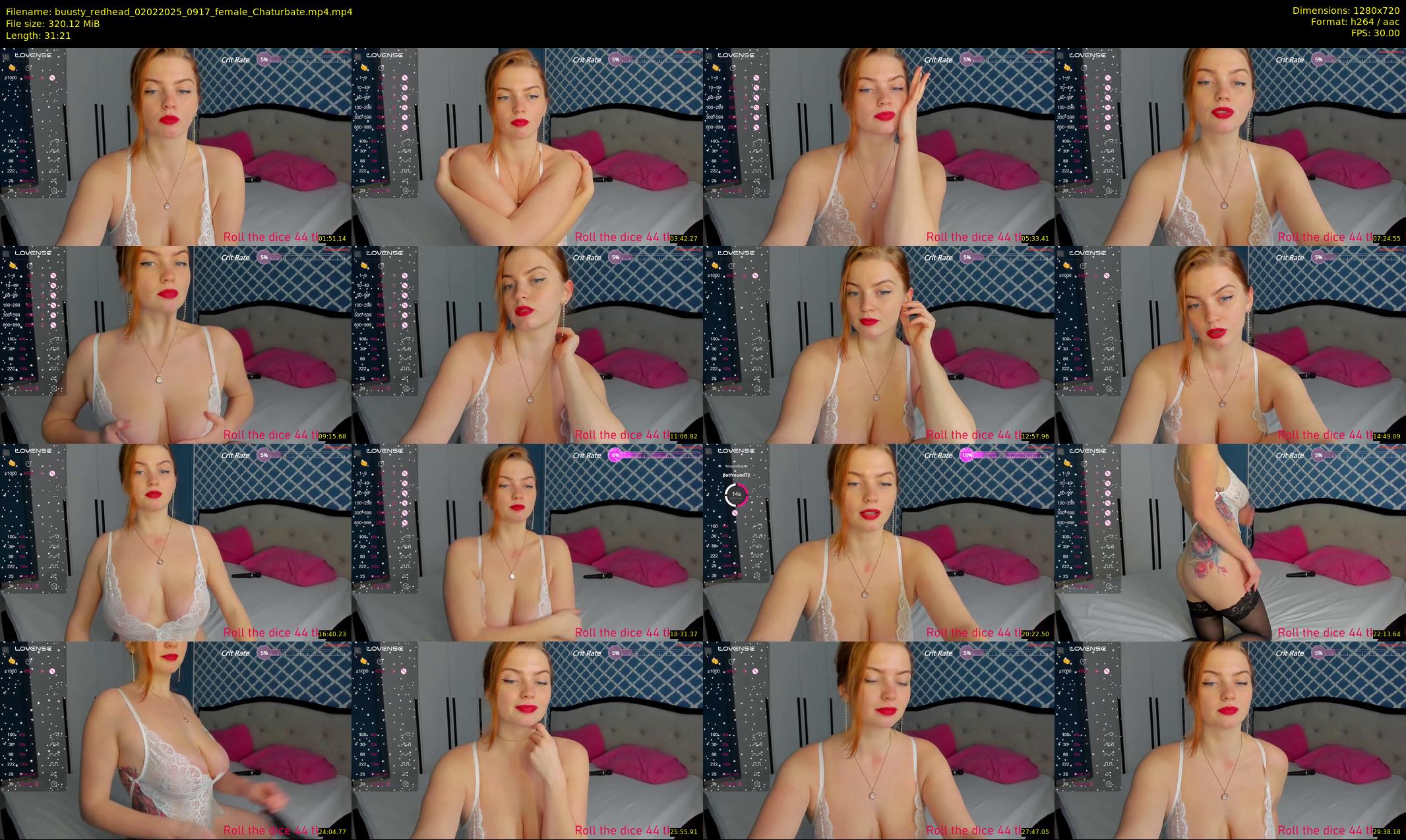 buusty_redhead — 32 minute Chaturbate female cam show recording, 720p, Feb 2, 2025