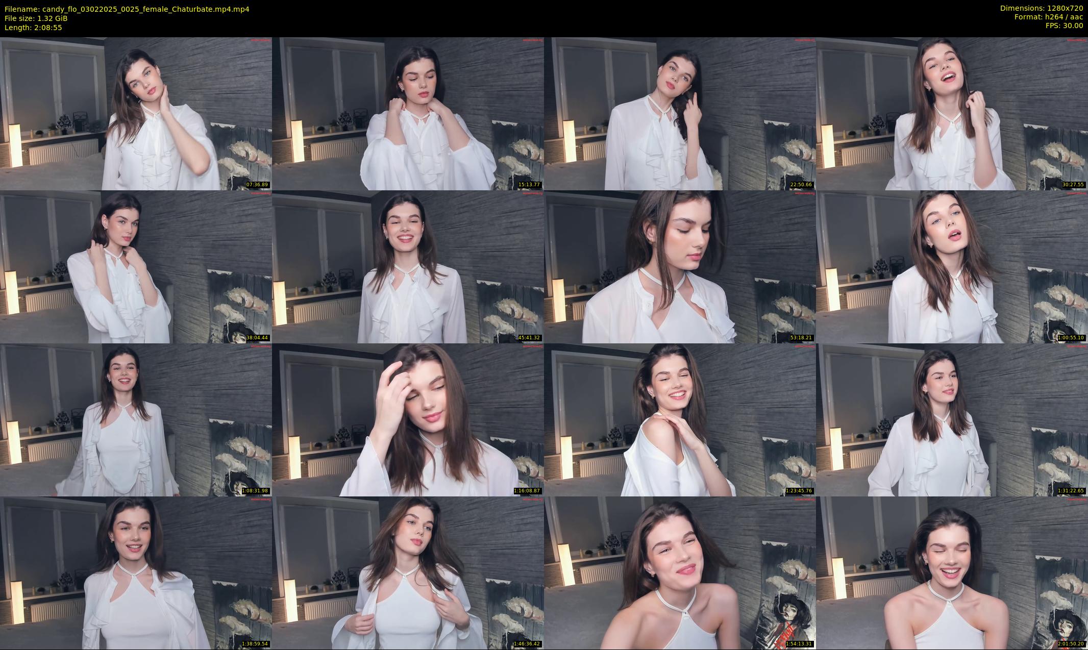 candy_flo — 129 minute Chaturbate female cam show recording, 720p, Feb 3, 2025