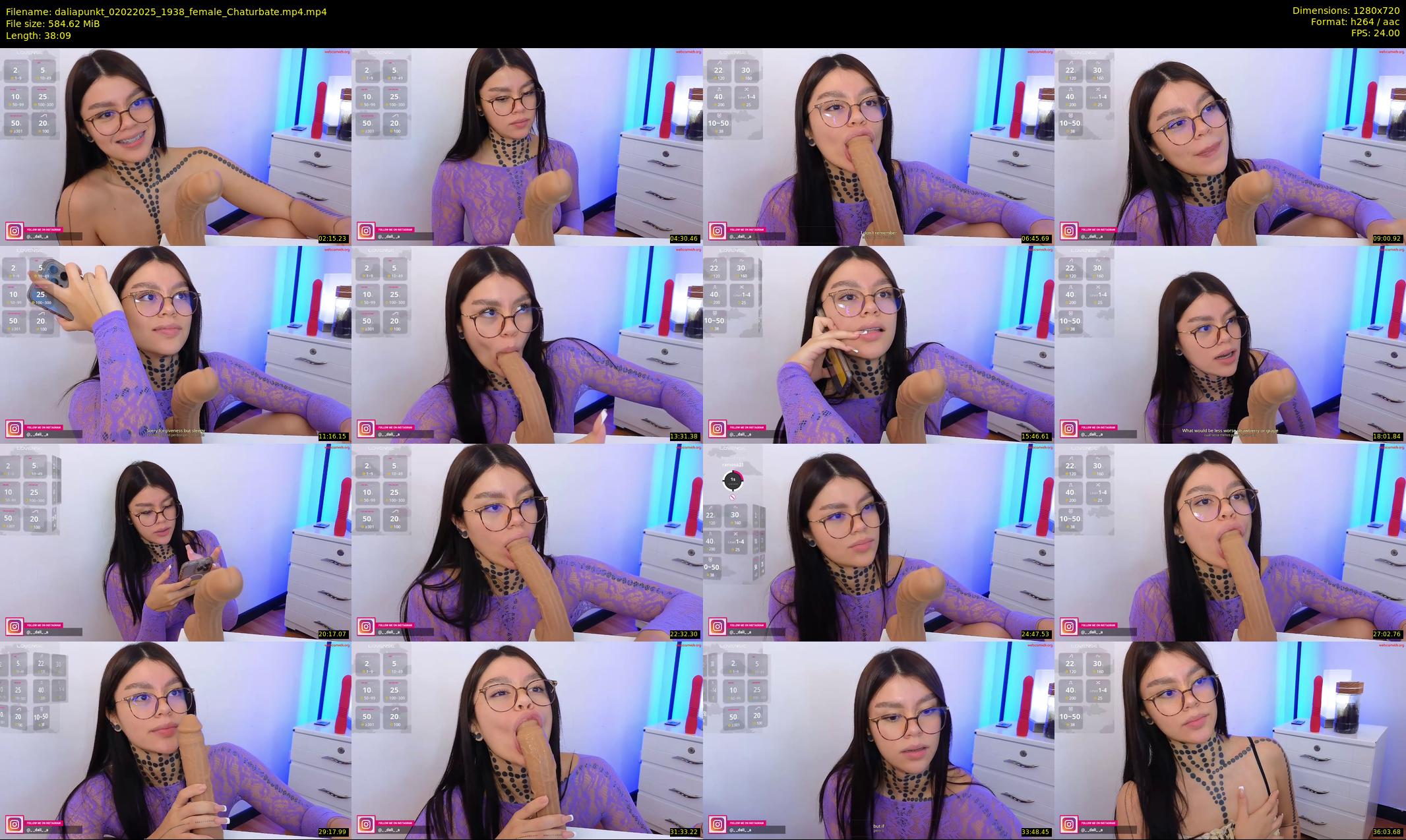 daliapunkt — 39 minute Chaturbate female cam show recording, 720p, Feb 2, 2025