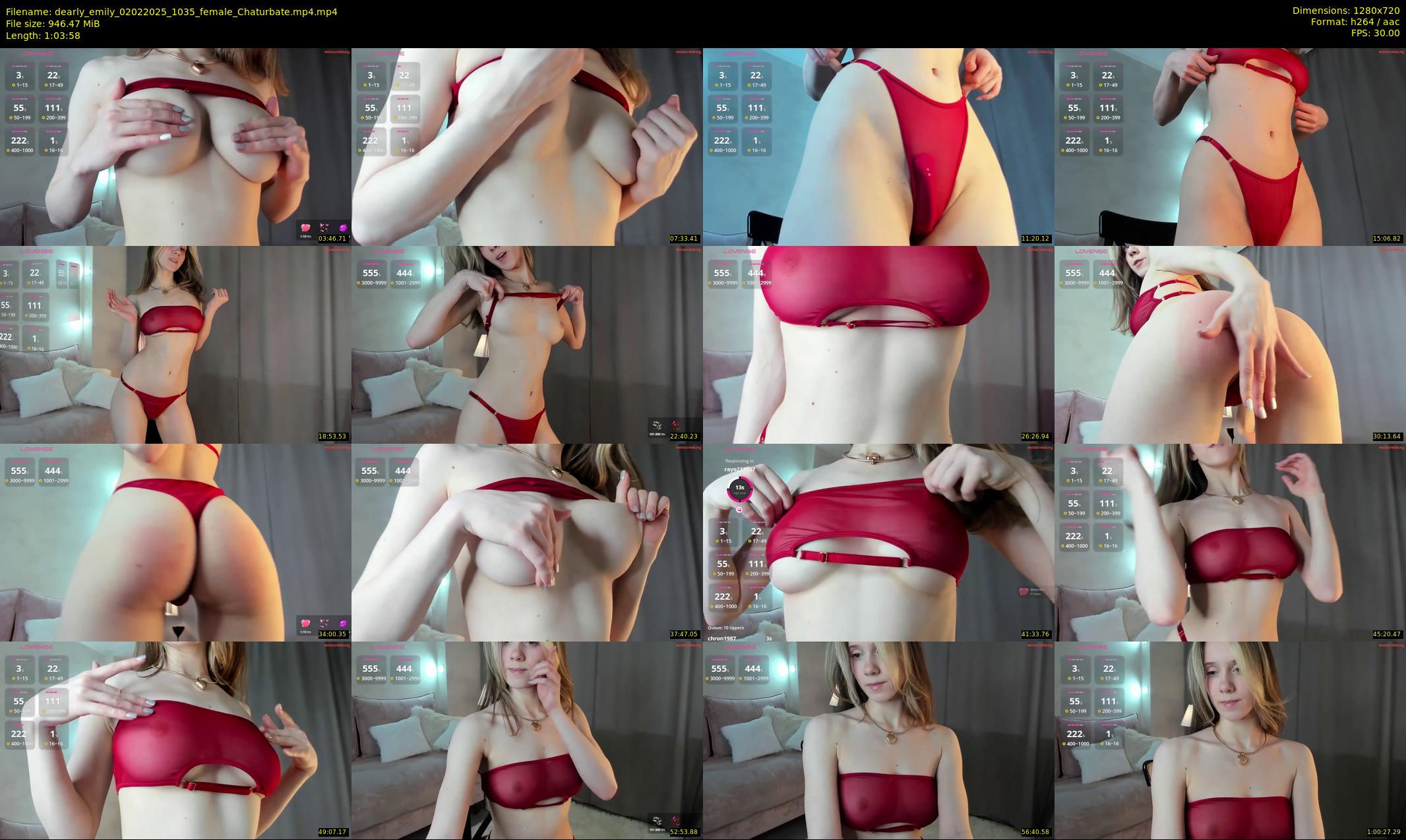 dearly_emily — 64 minute Chaturbate female cam show recording, 720p, Feb 2, 2025