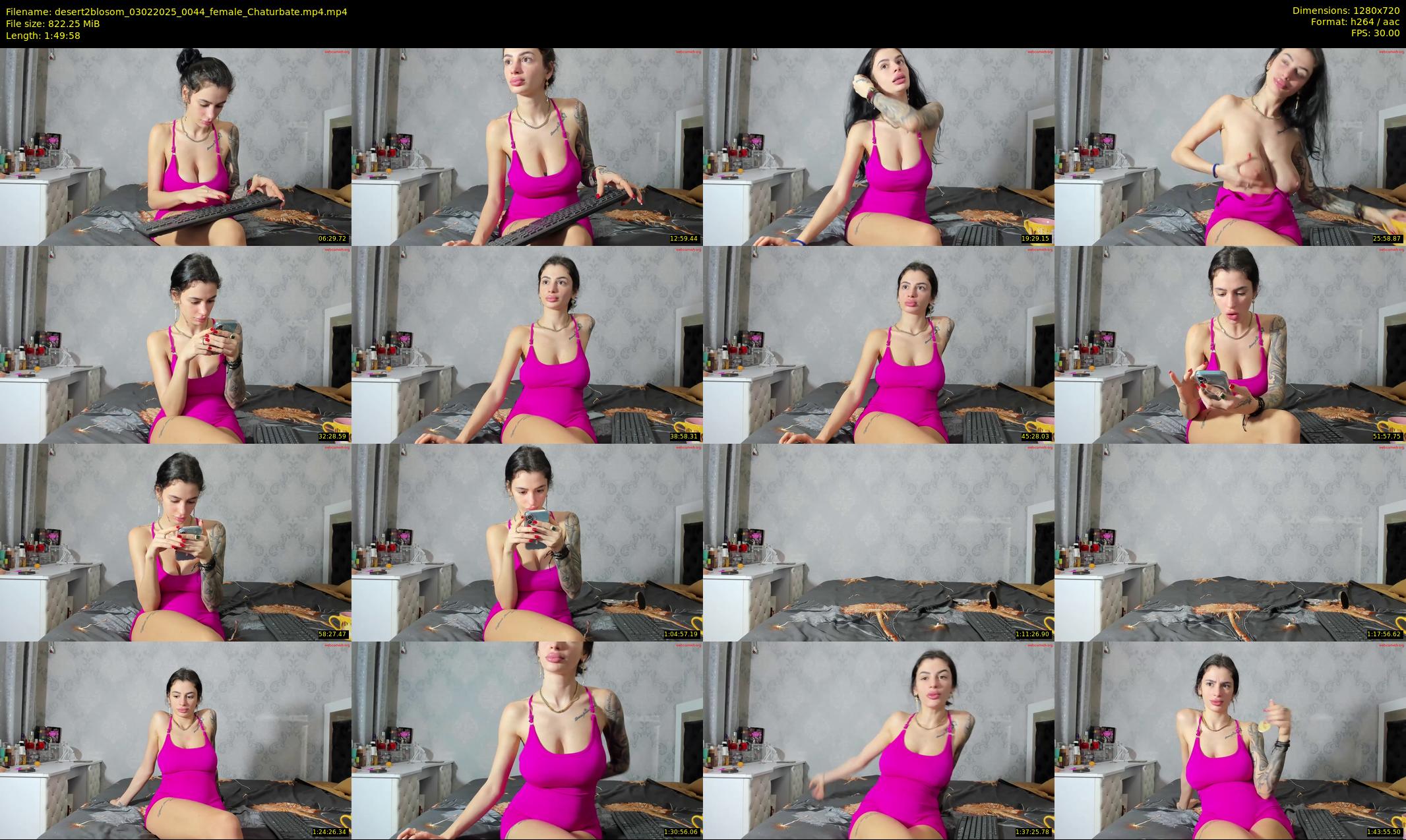 desert2blosom — 110 minute Chaturbate female cam show recording, 720p, Feb 3, 2025